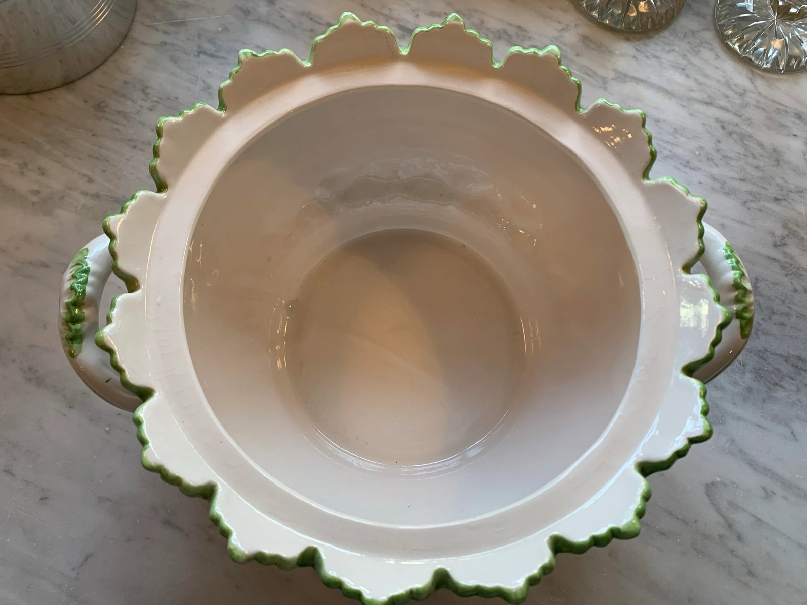 Mid Century Italian Pottery Tureen by Bassano - 3
