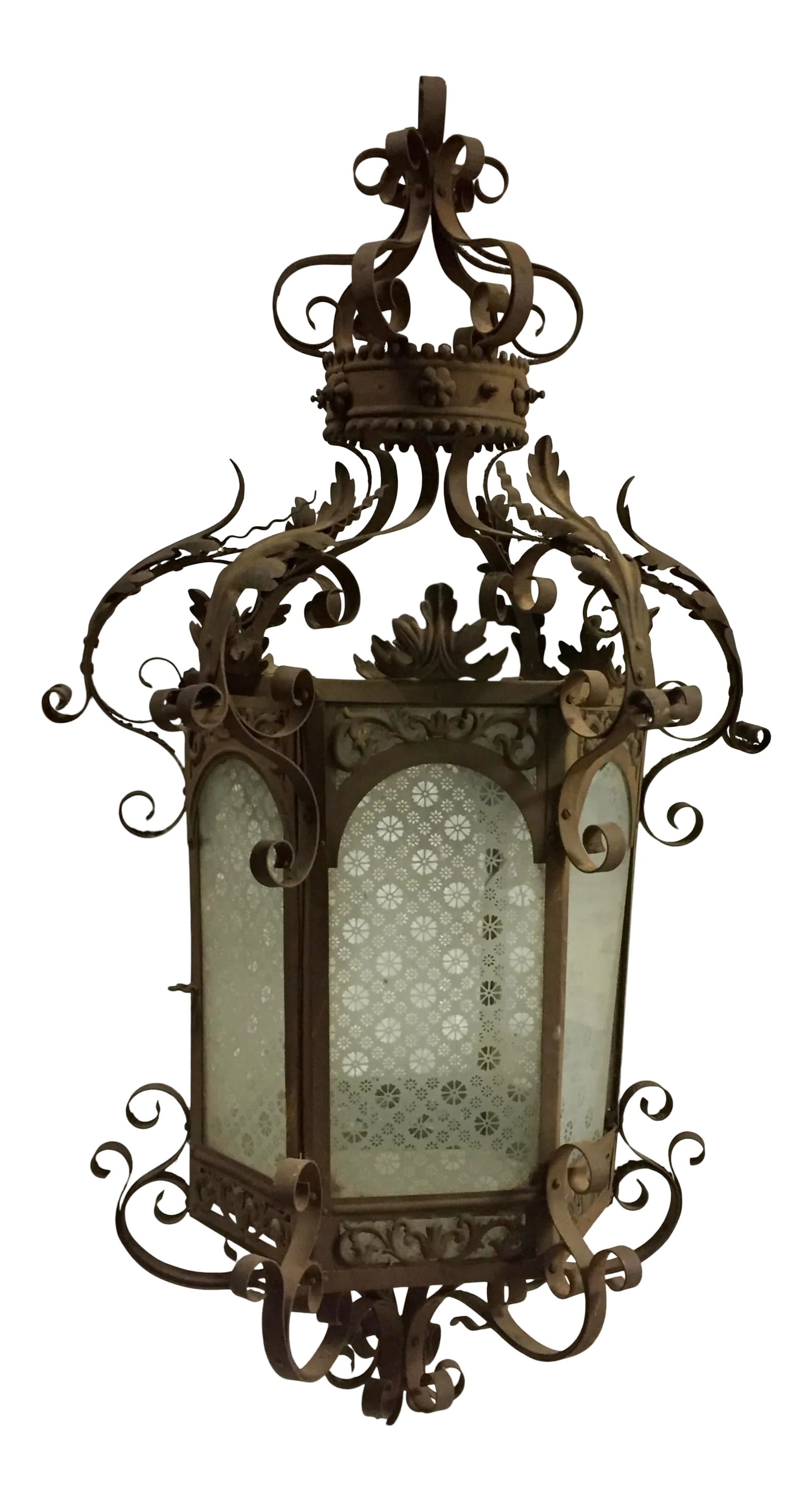 19th Century Moroccan Style Iron Lantern (1 of 12)