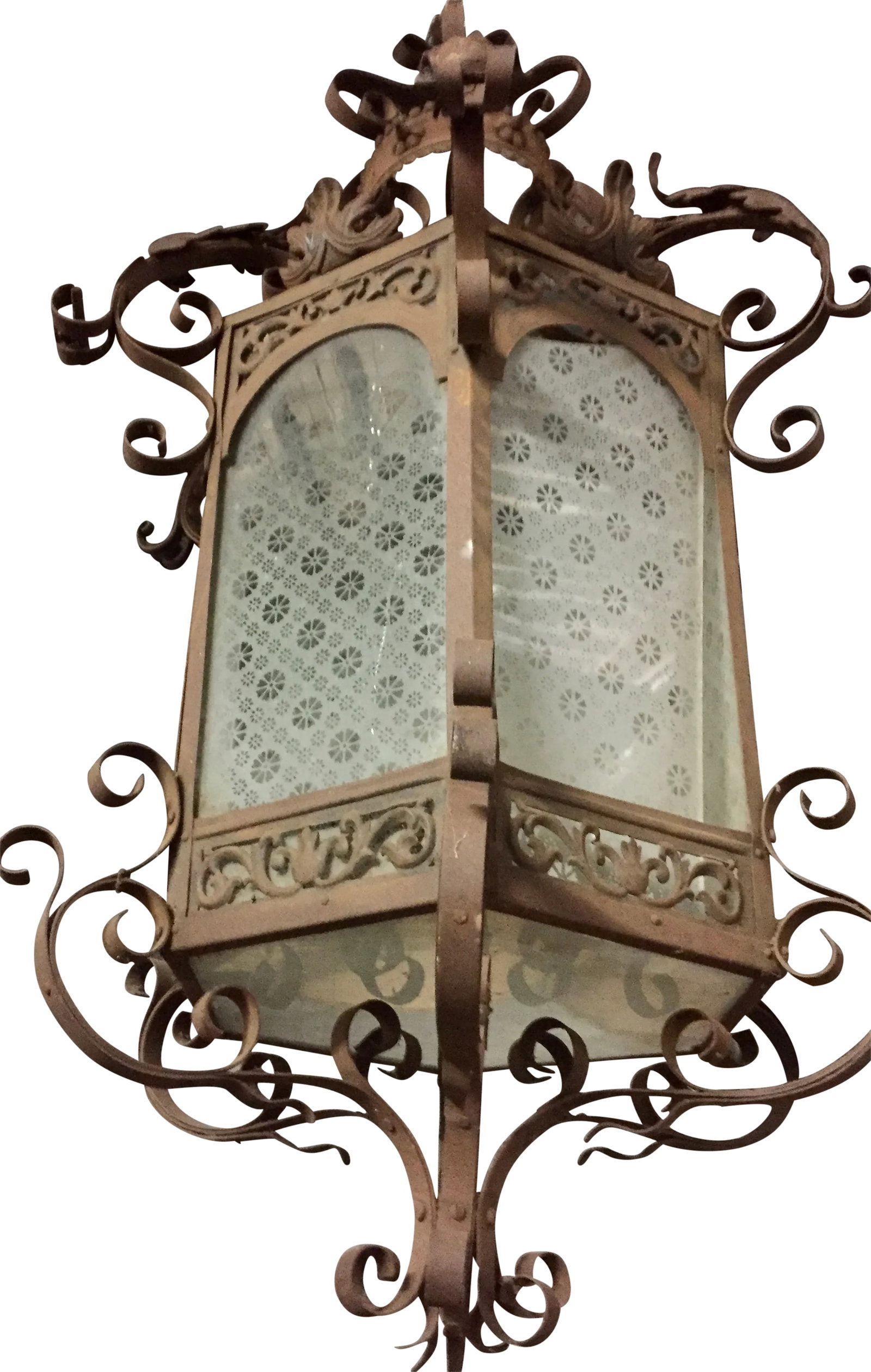 19th Century Moroccan Style Iron Lantern - 3
