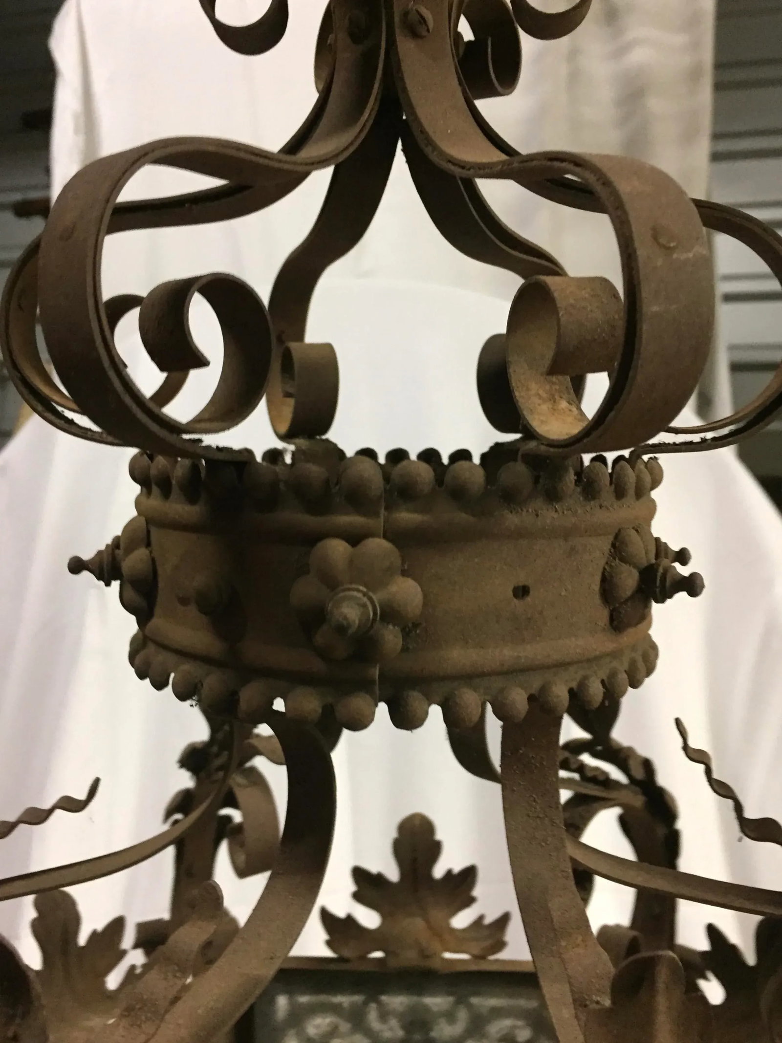 19th Century Moroccan Style Iron Lantern - 6