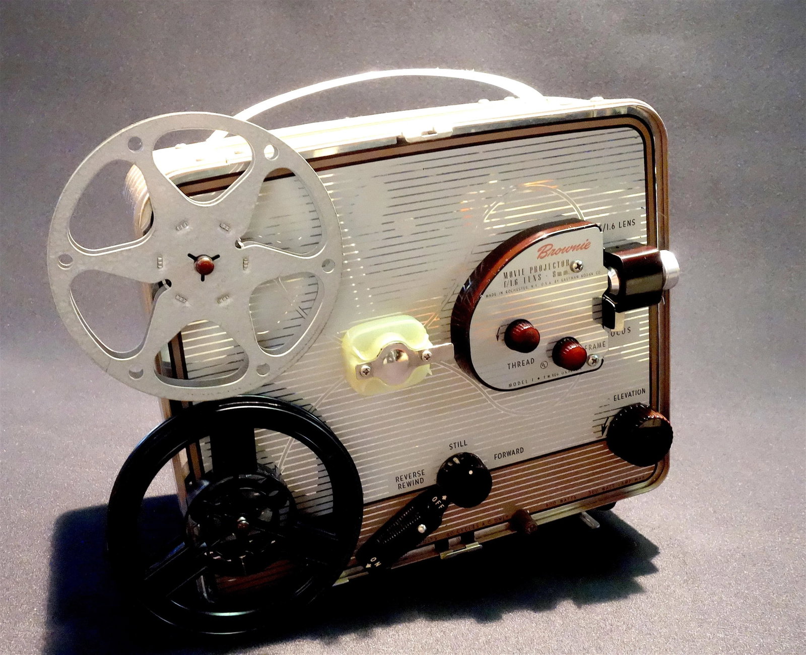 Eastman Kodak Company Circa 1950s, 8mm Movie Projector. for Home or Office Display. - 2