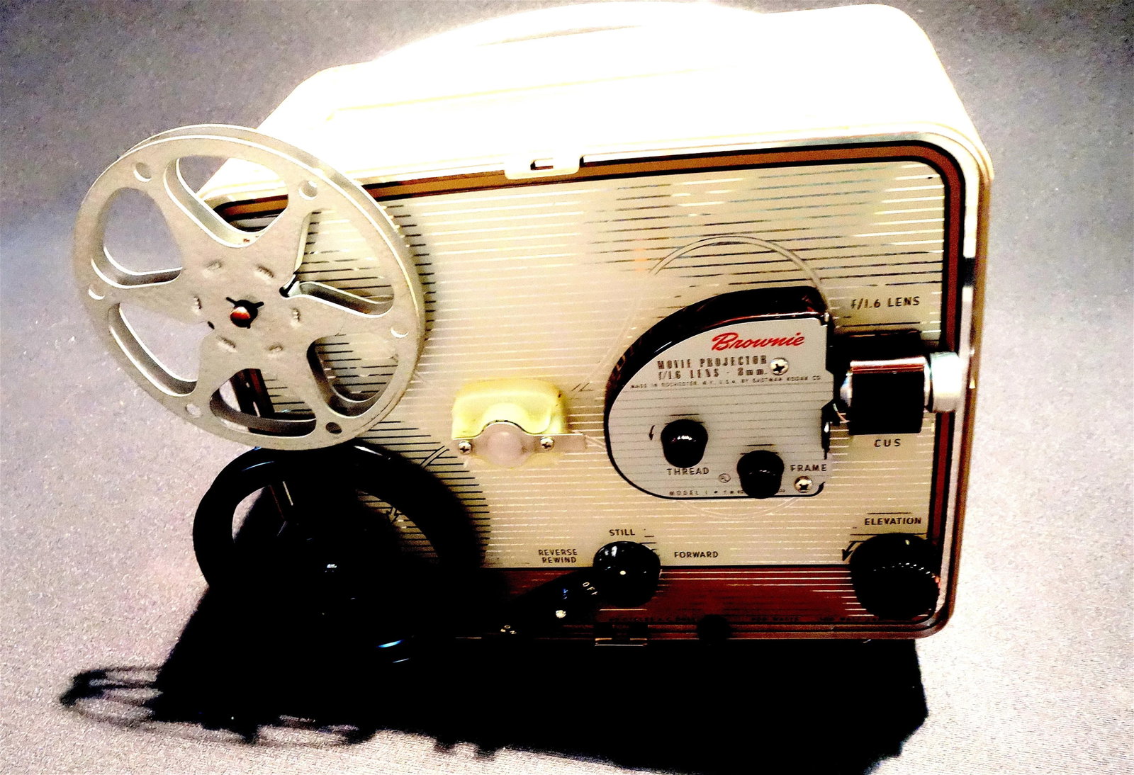 Eastman Kodak Company Circa 1950s, 8mm Movie Projector. for Home or Office Display. - 4