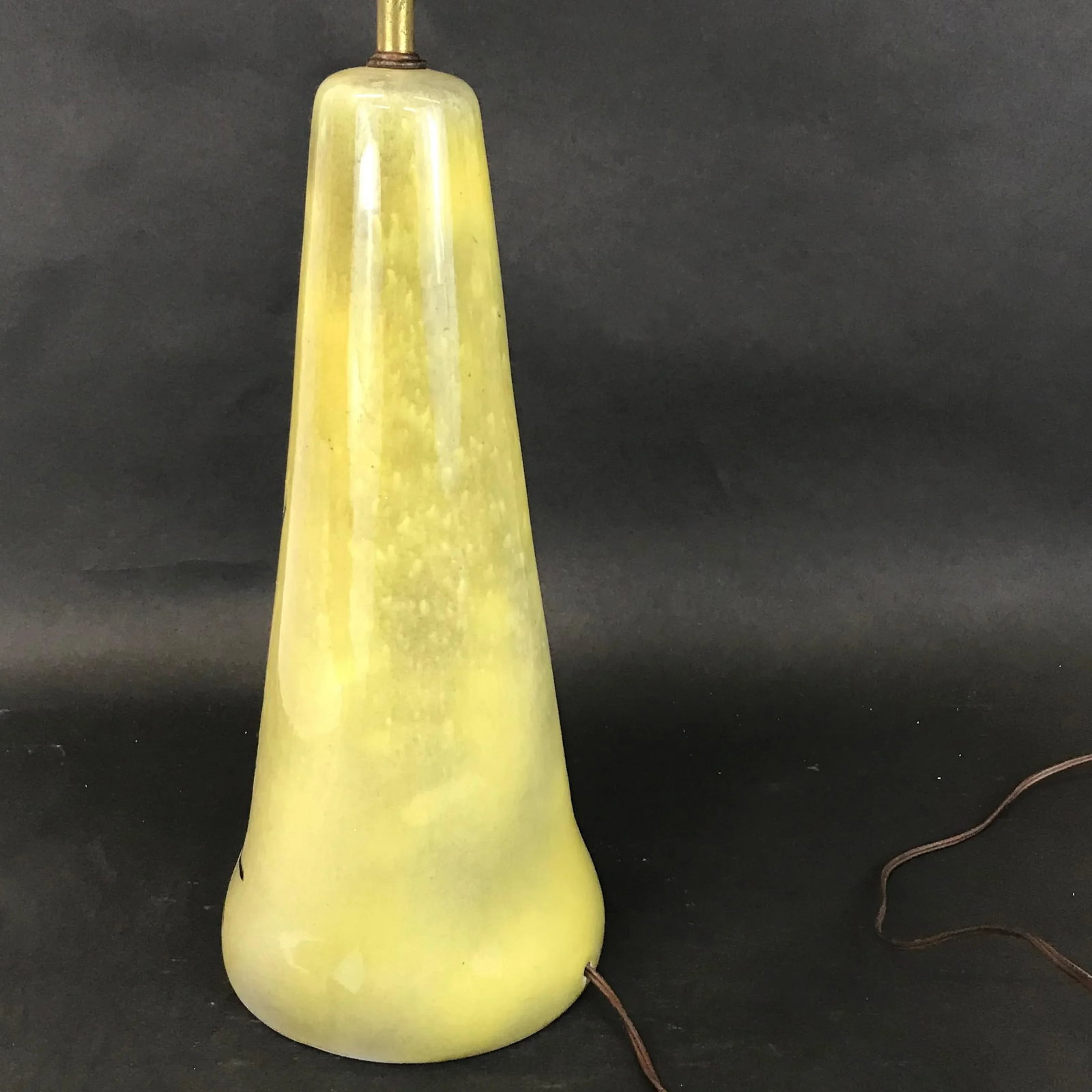 1940s Atomic Age Ceramic Table Lamp - 5