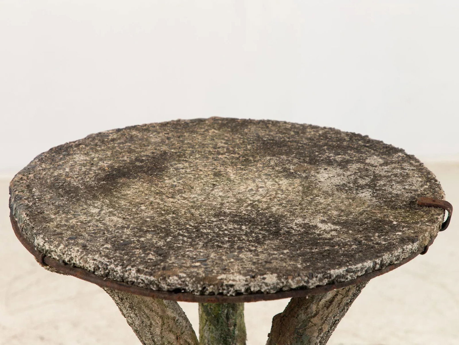 Faux Bois Reconstituted Stone Table, Scotland Early 20th C. - 4