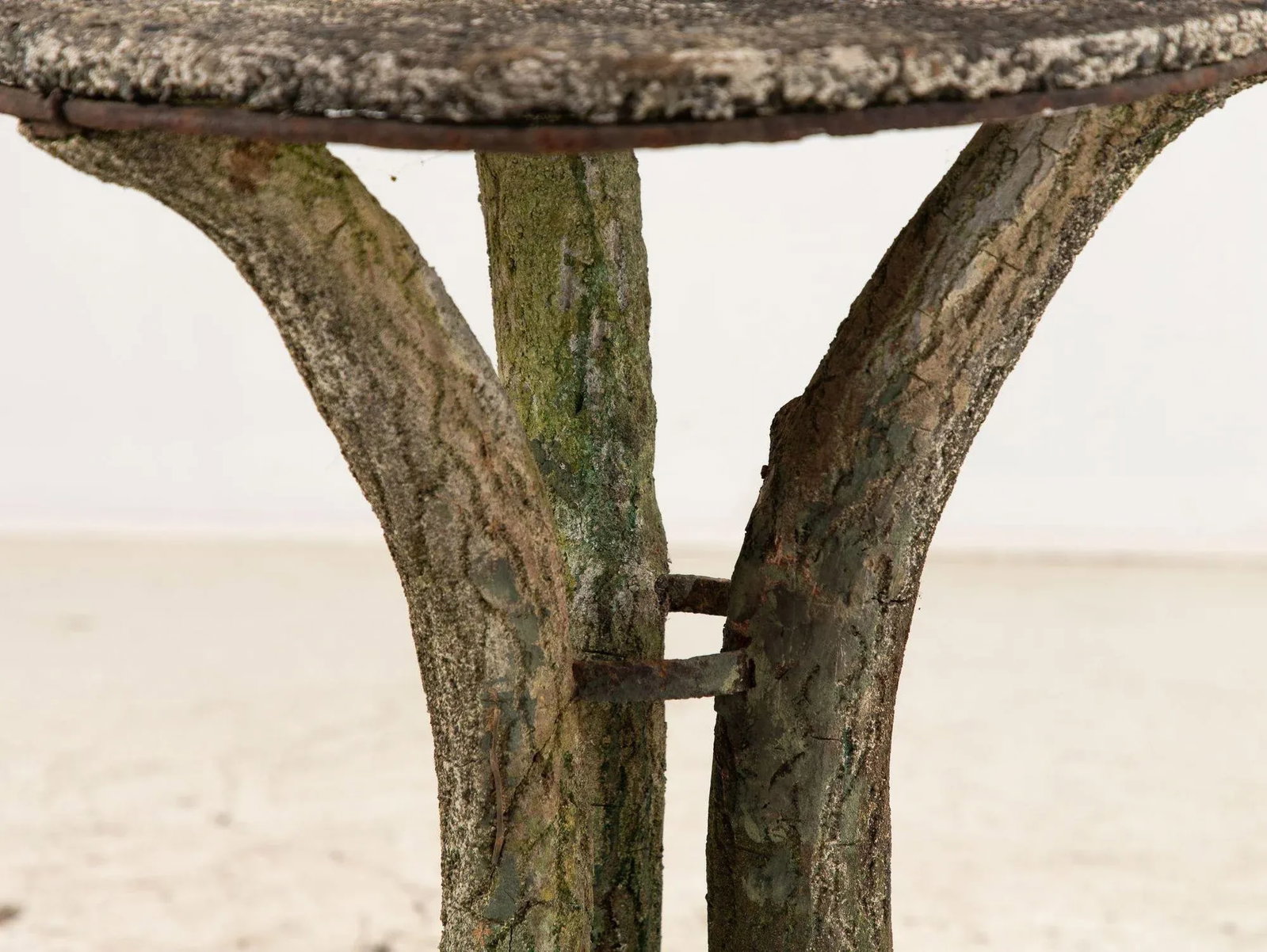 Faux Bois Reconstituted Stone Table, Scotland Early 20th C. - 8