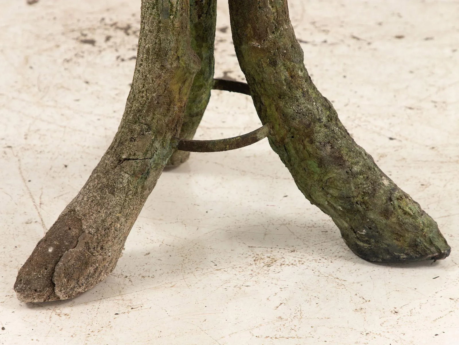 Faux Bois Reconstituted Stone Table, Scotland Early 20th C. - 9