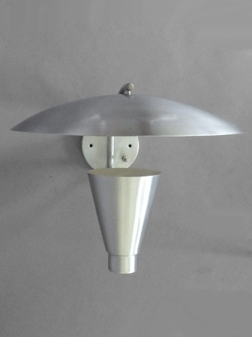 Aluminum Cone with Deflector Wall Sconce - 4