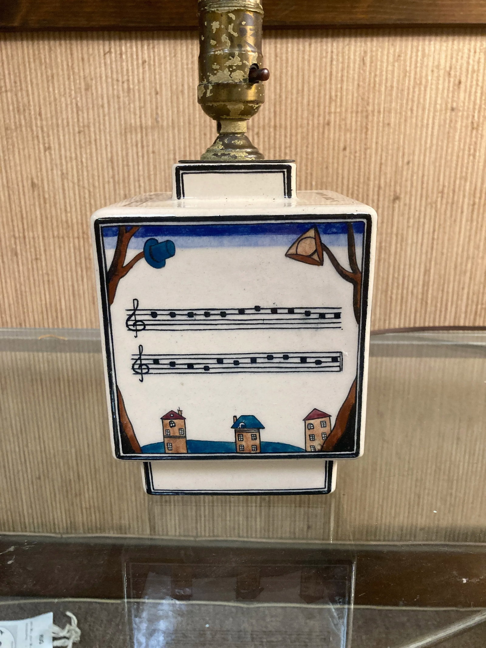 1920s Robert Lallemant Ceramic Lamp - 3