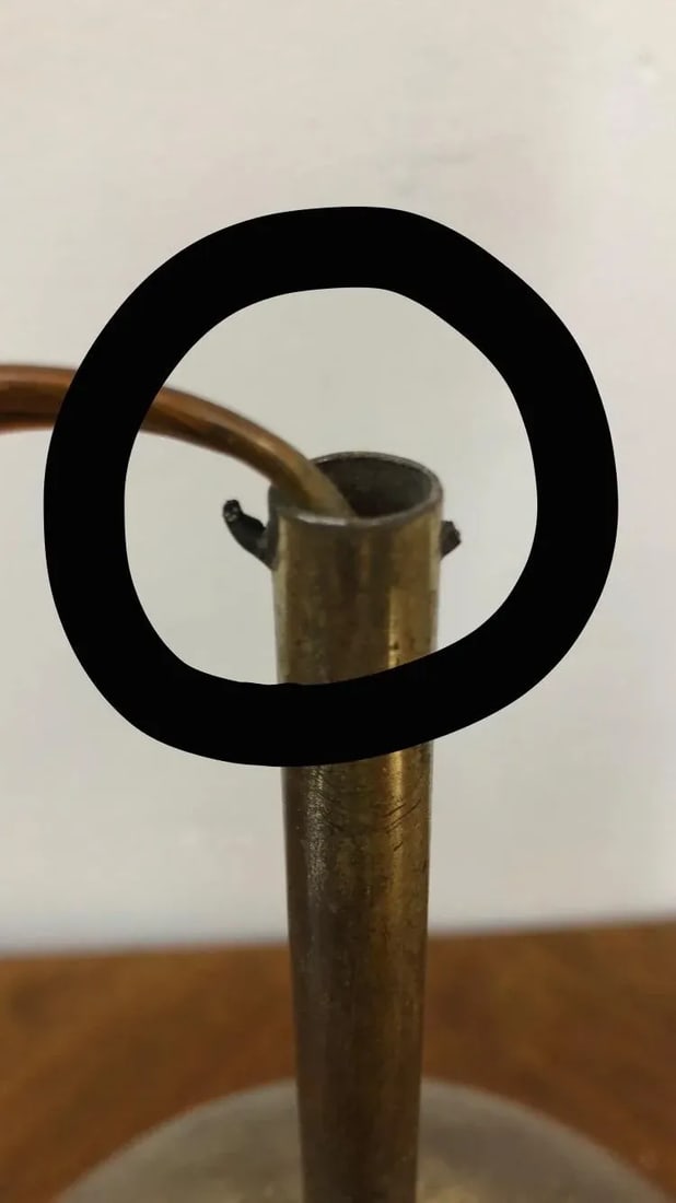 Paavo Tynell A1957 Brass Counterweight Pendant - 12
