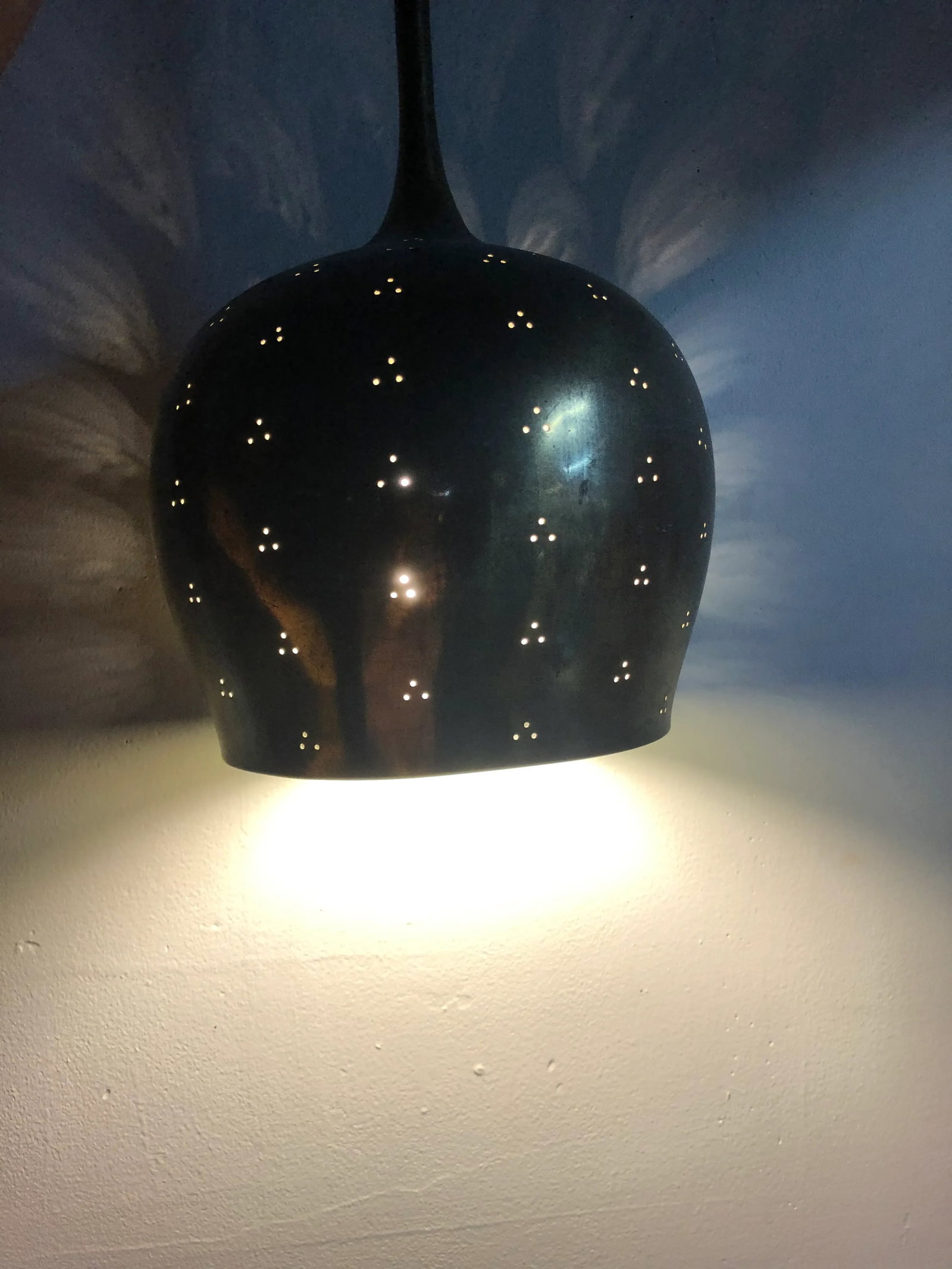 Paavo Tynell A1957 Brass Counterweight Pendant - 4