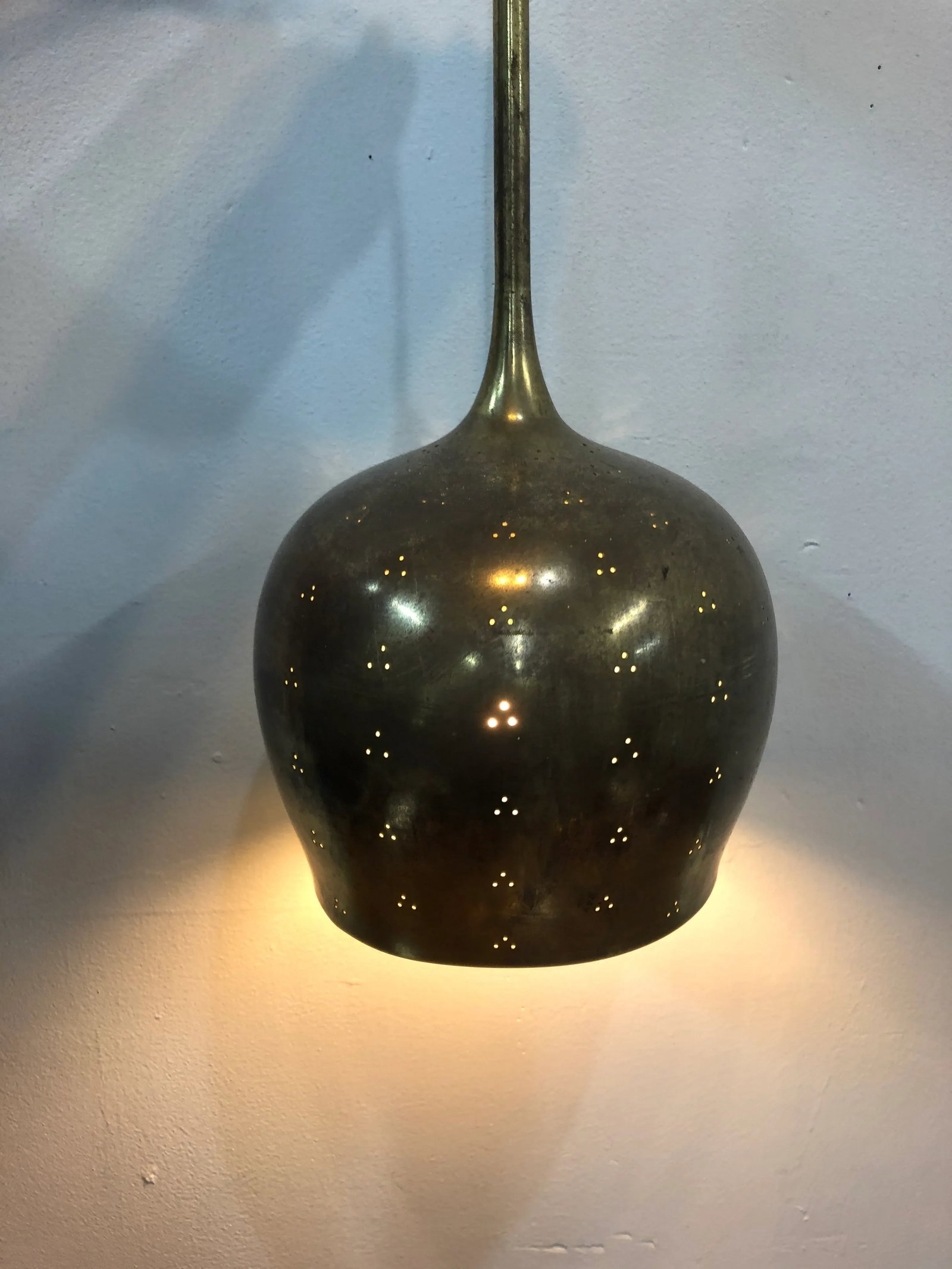 Paavo Tynell A1957 Brass Counterweight Pendant - 5