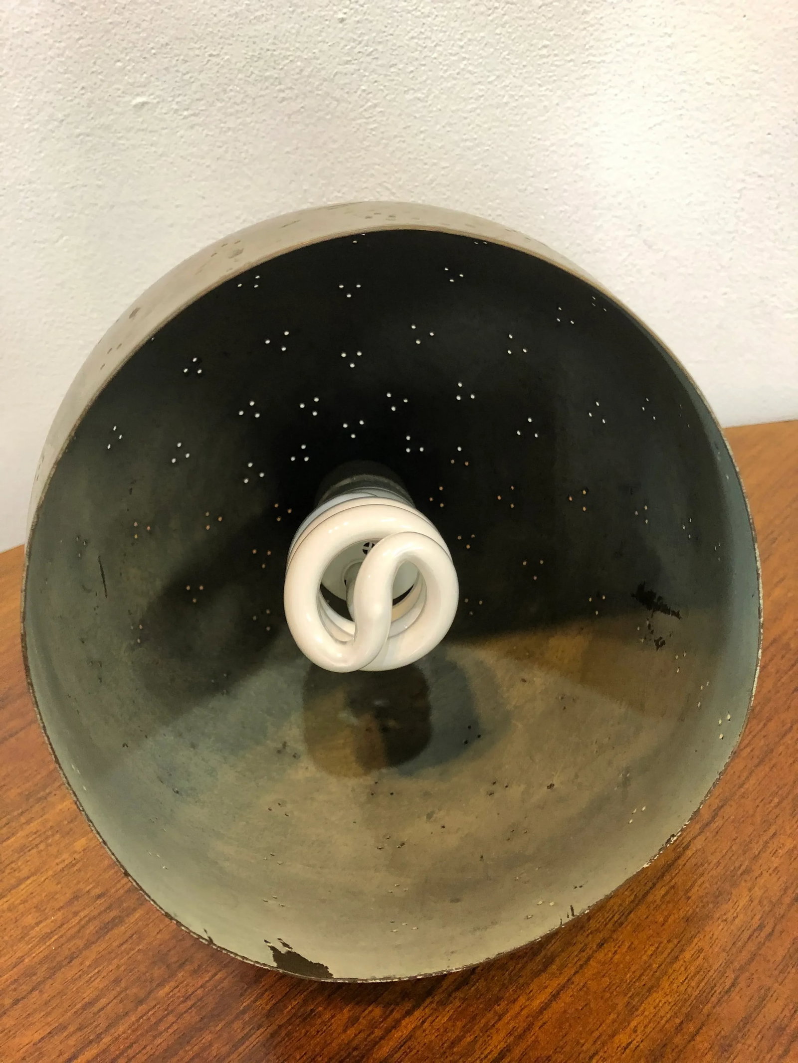 Paavo Tynell A1957 Brass Counterweight Pendant - 9