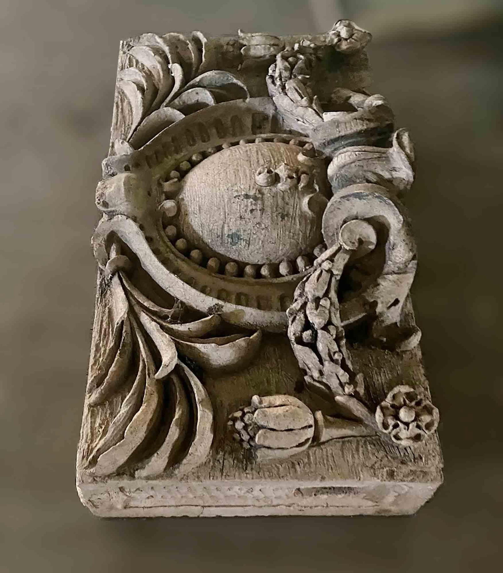 Antique Terracotta Plaque Neo Baroque Style - 4