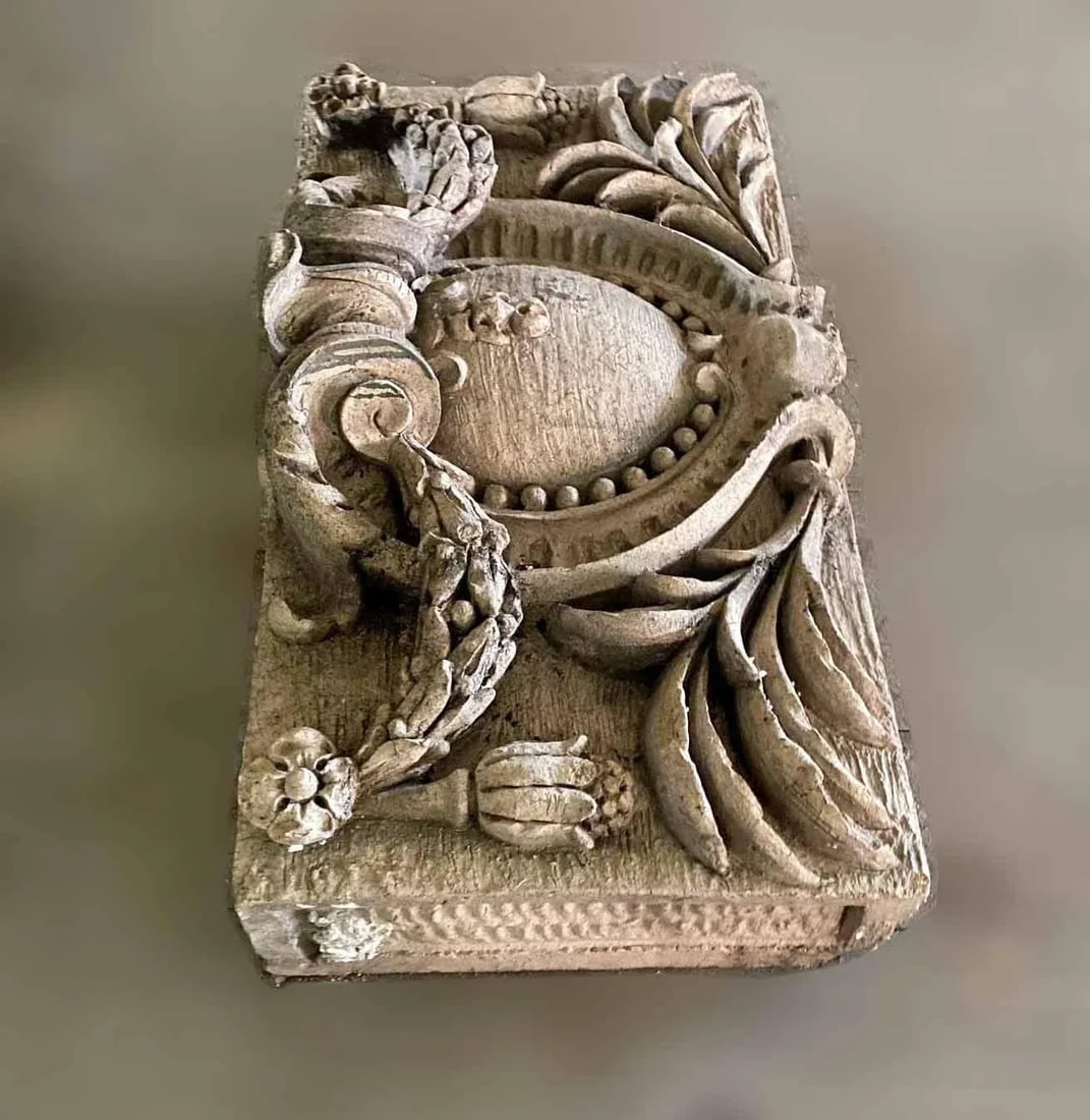 Antique Terracotta Plaque Neo Baroque Style - 5