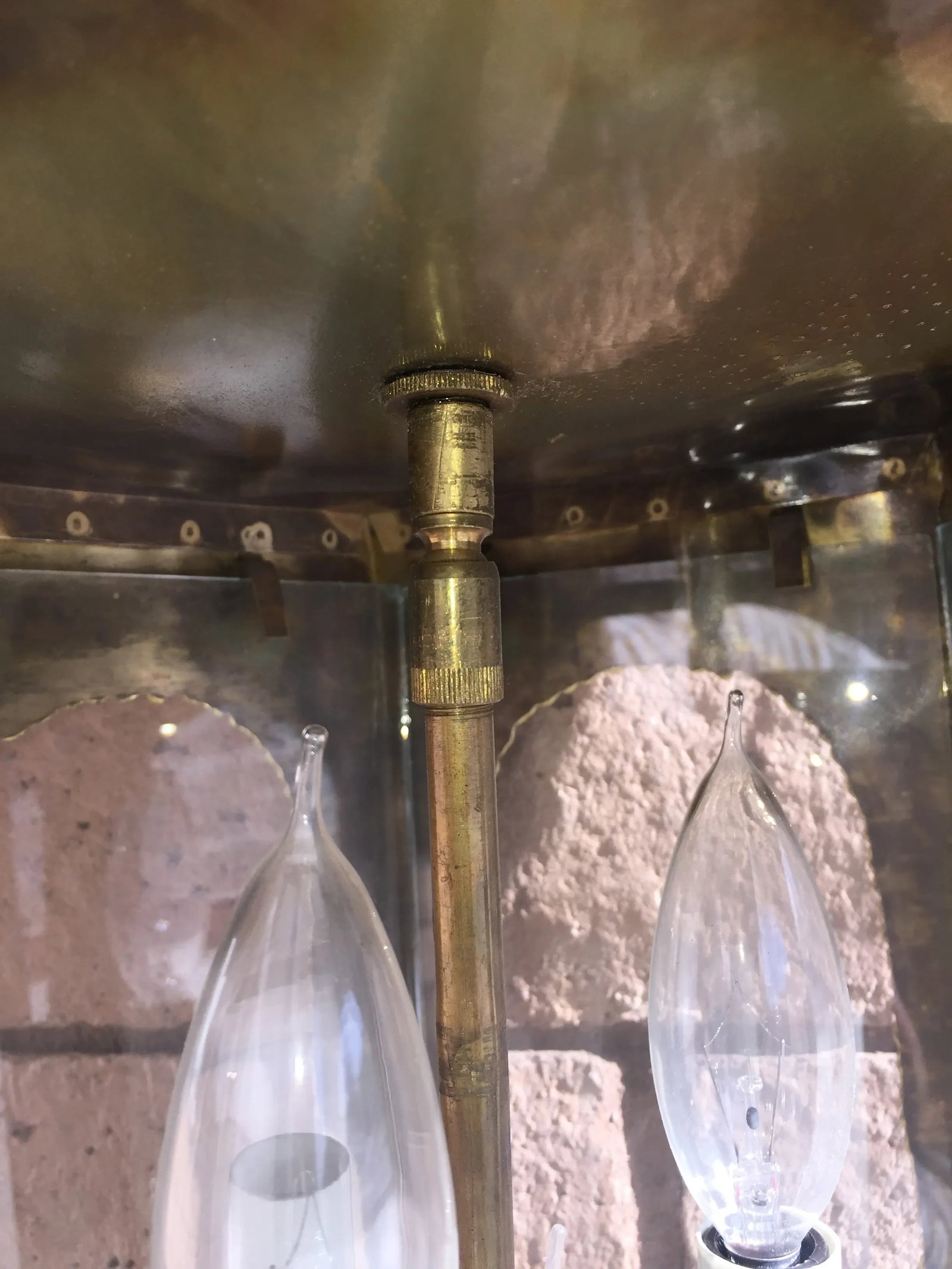 Vintage Tom Greene Brutalist Brass Lamp - 7