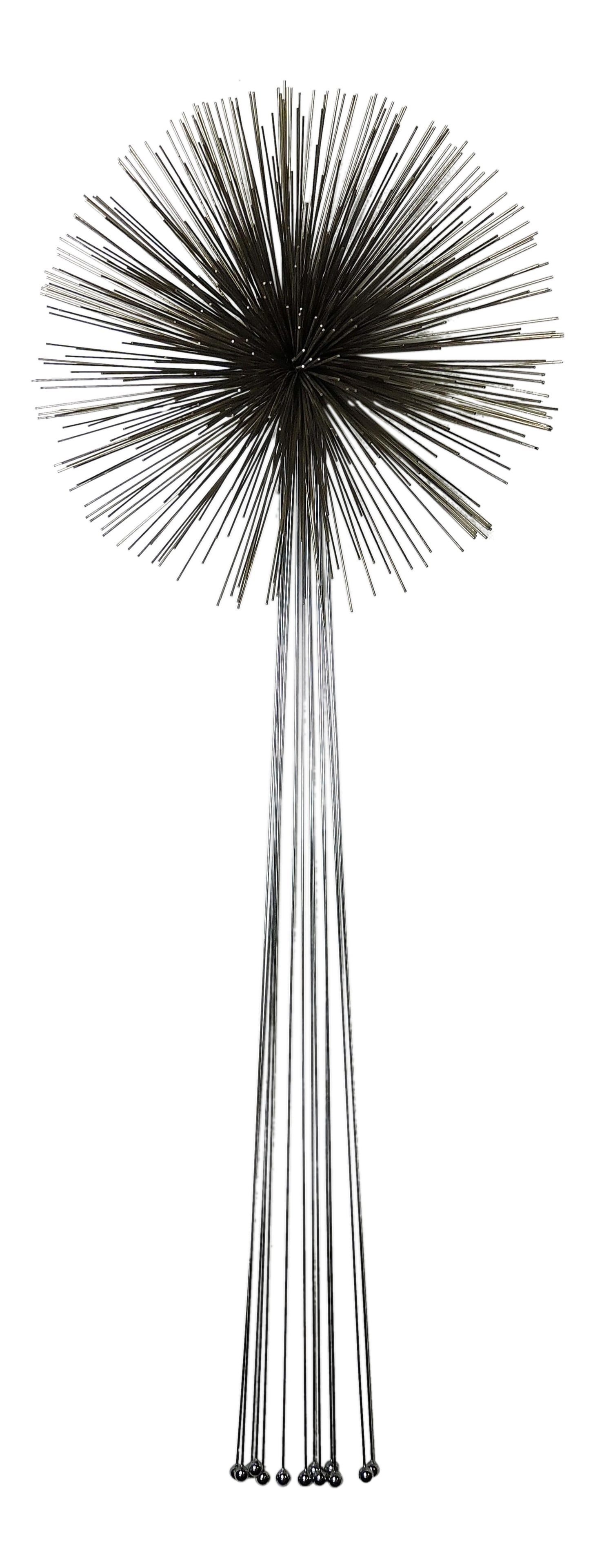 Curtis Jere Mid-Century Modern Mixed Metal Starburst Pom Pom Wall Sculpture (1 of 9)