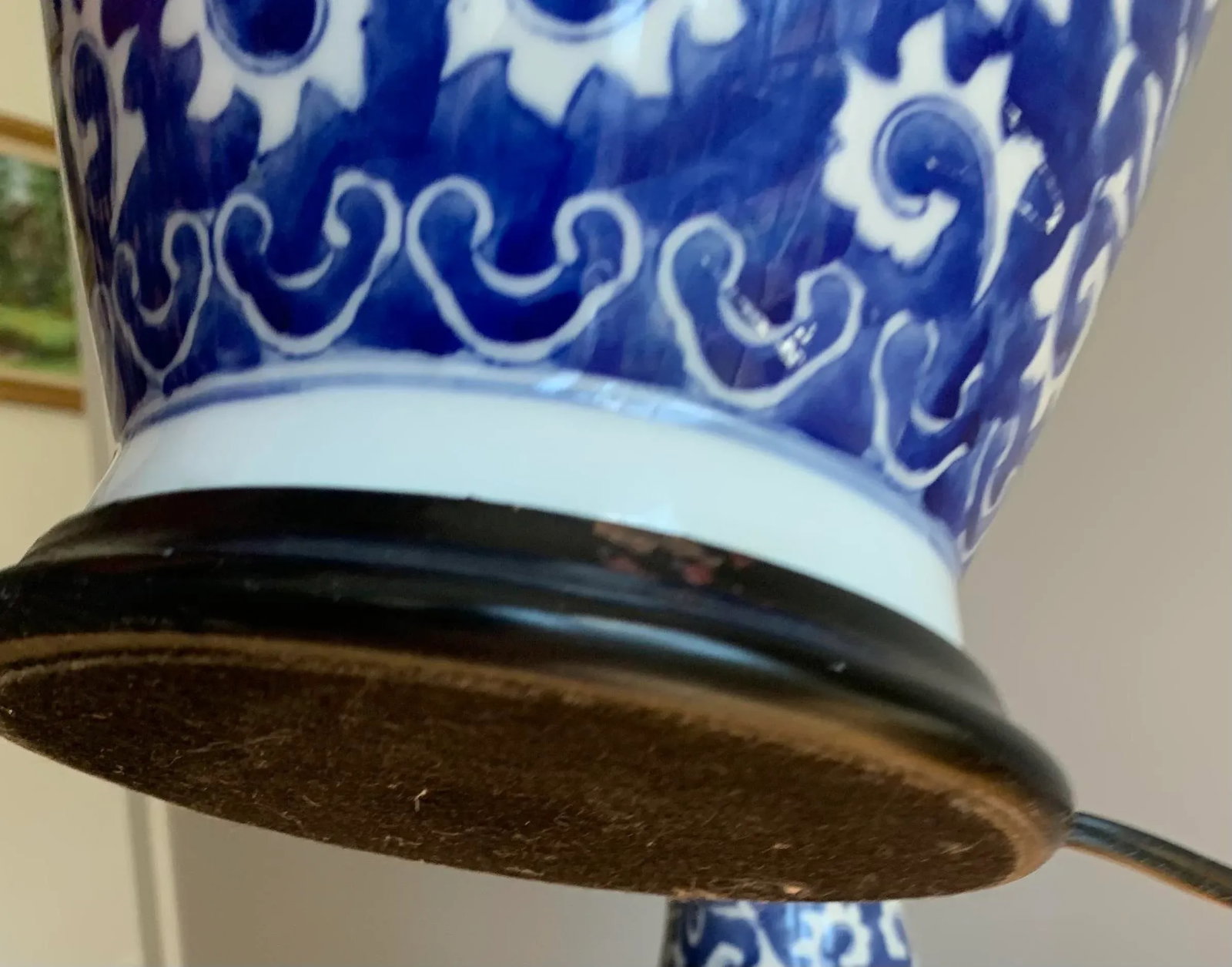 1980s Ginger Jar Lamps - a Pair - 11