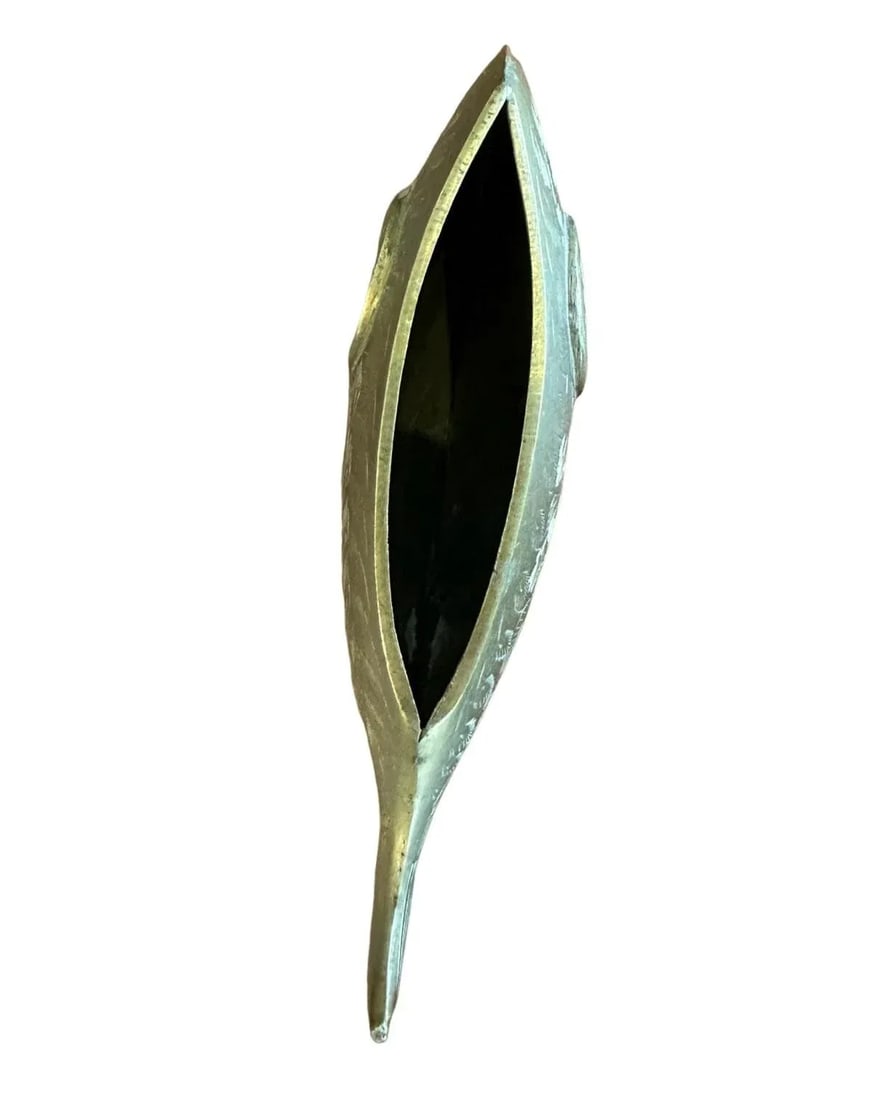 Vintage Brass Fish Vase/Ashtray/Bowl - 2