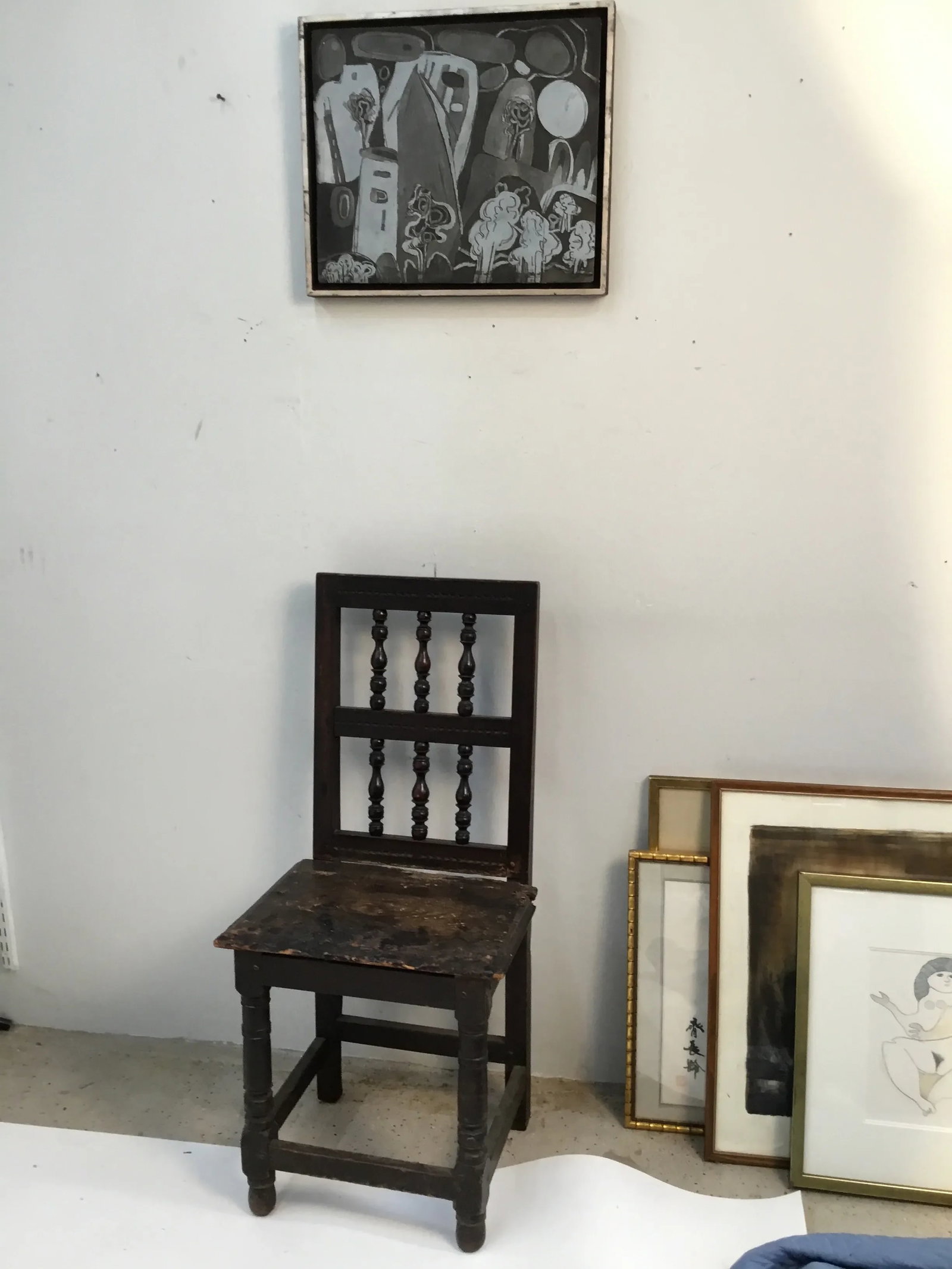 "abstract Landscape " Printing Plate Mounted in Custom Frame - 12
