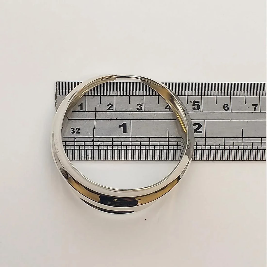 1990s Ridge Hoops, Anticlastic Silver Earrings, Gerhard Herbst Studio,Mid Century Style., Set of 2 - 6