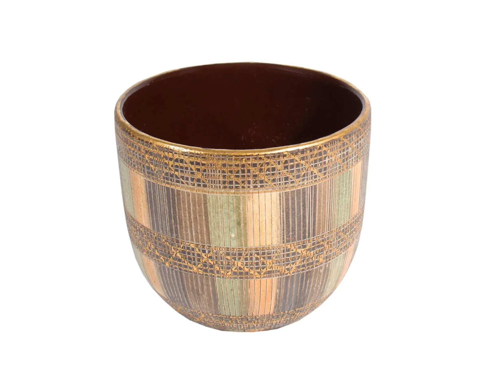 Bitossi Seta Italian Ceramic Planter Pot - 2