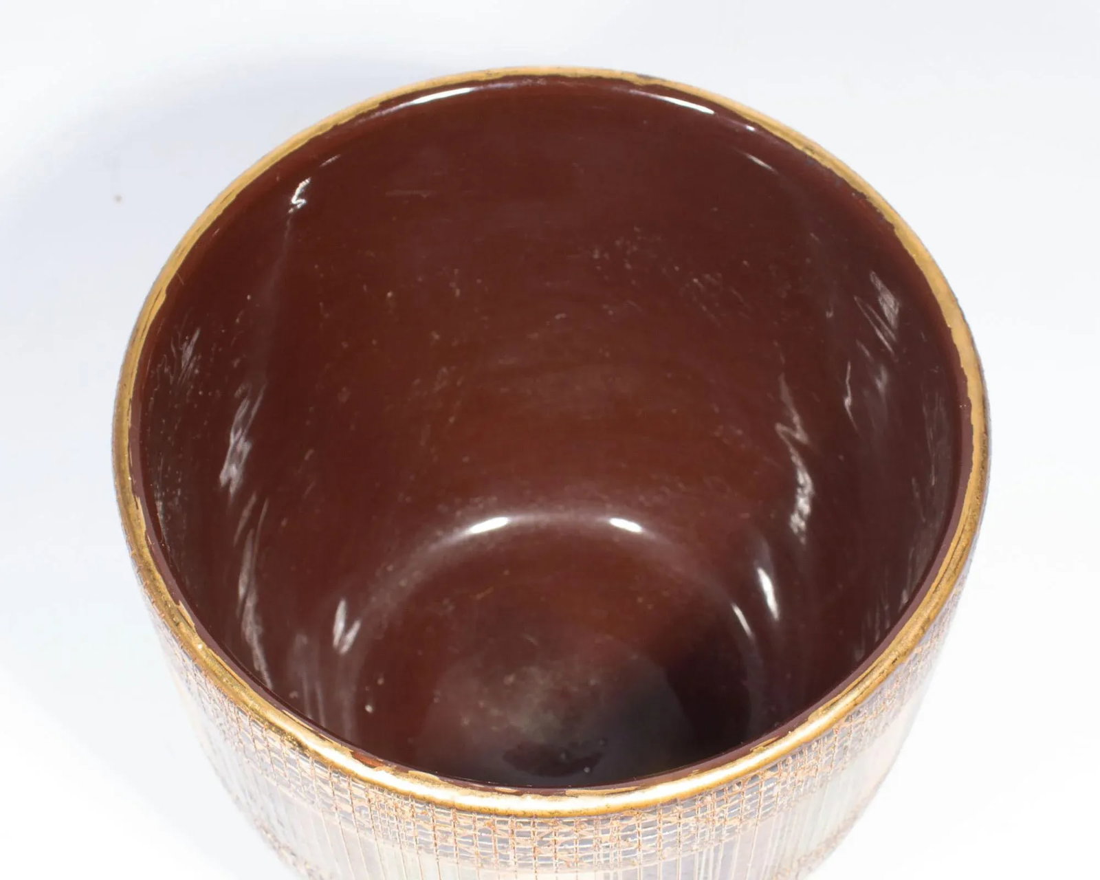 Bitossi Seta Italian Ceramic Planter Pot - 4