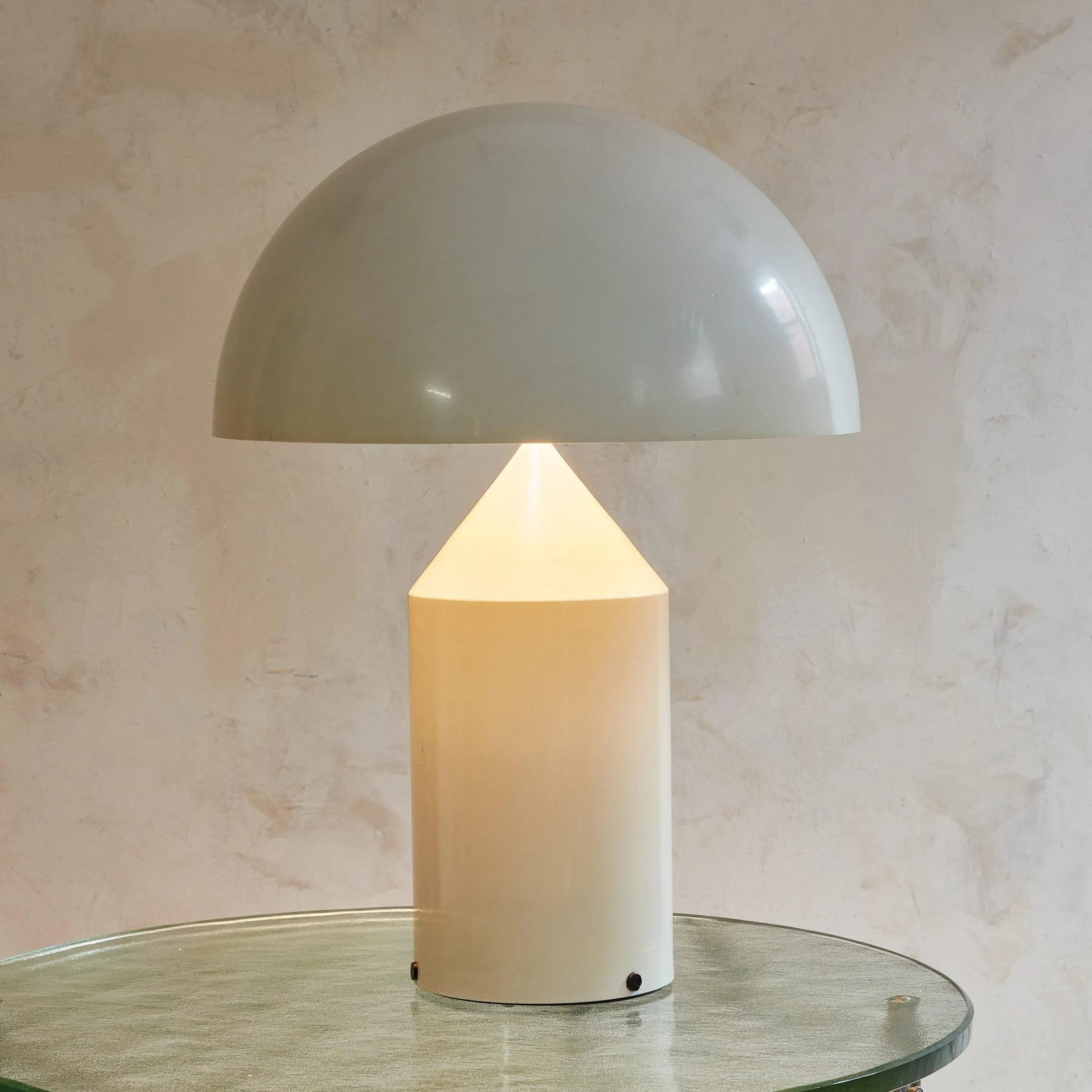 Cream 'Atollo 237' Mushroom Lamp by Vico Magistretti for Oluce, Italy 1977 - 4