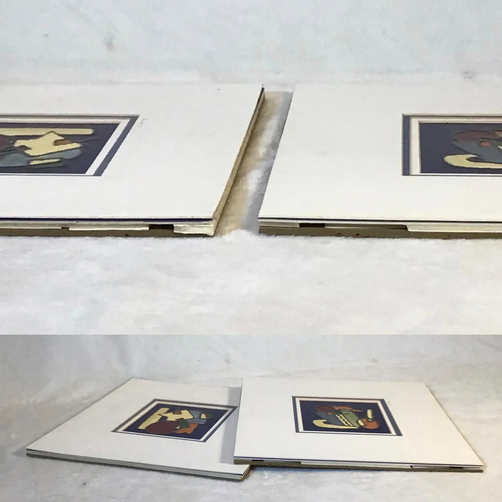 Vintage Harris G Strong Mid-Century Ceramic Tiles - a Pair - 12