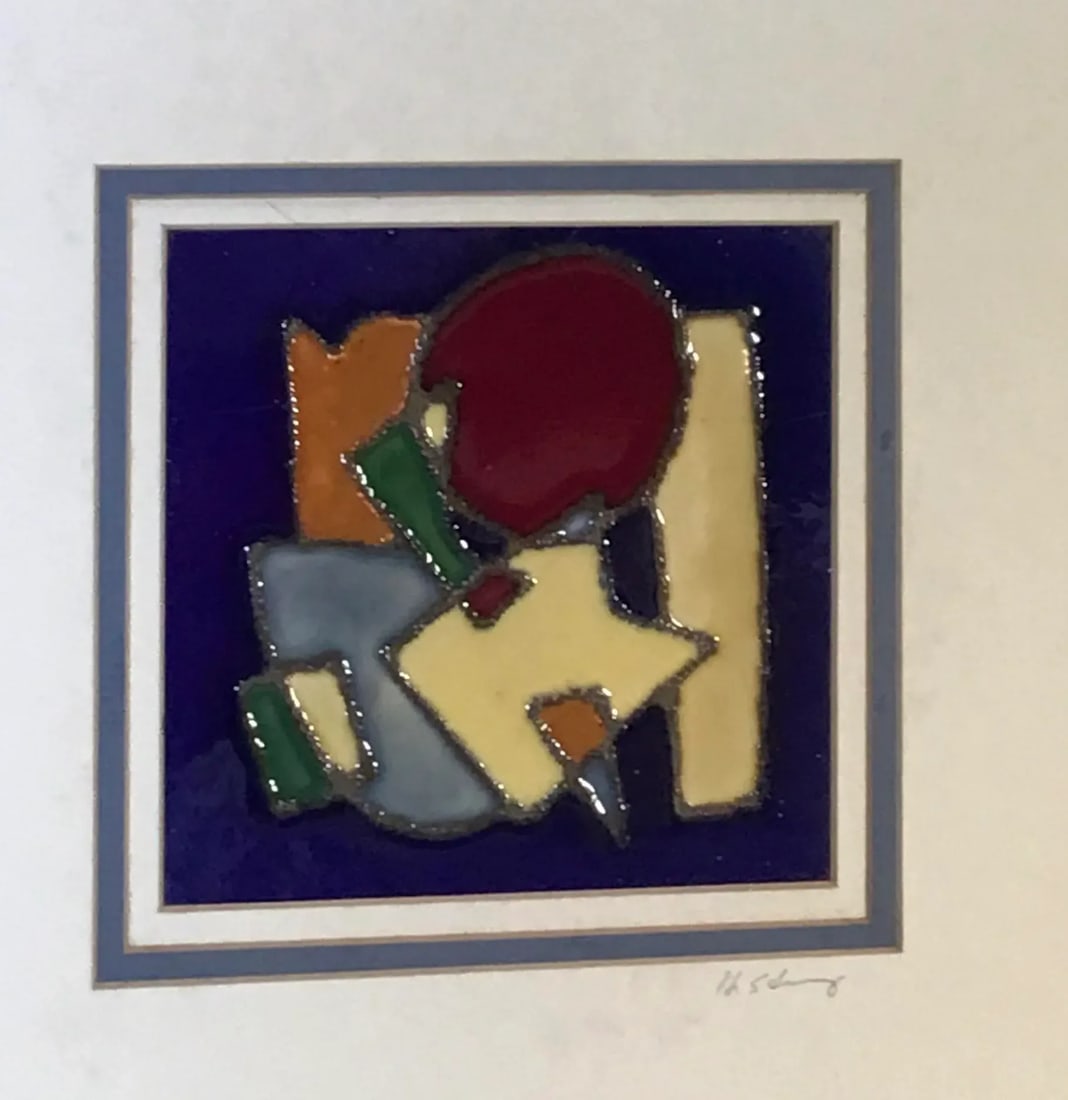 Vintage Harris G Strong Mid-Century Ceramic Tiles - a Pair - 8