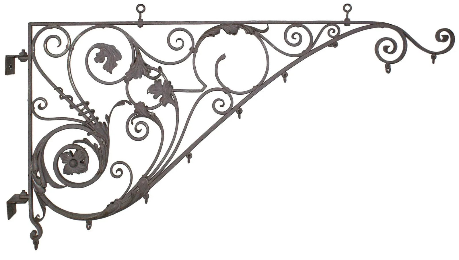 19th Century Wrought Iron Sign Bracket - 2