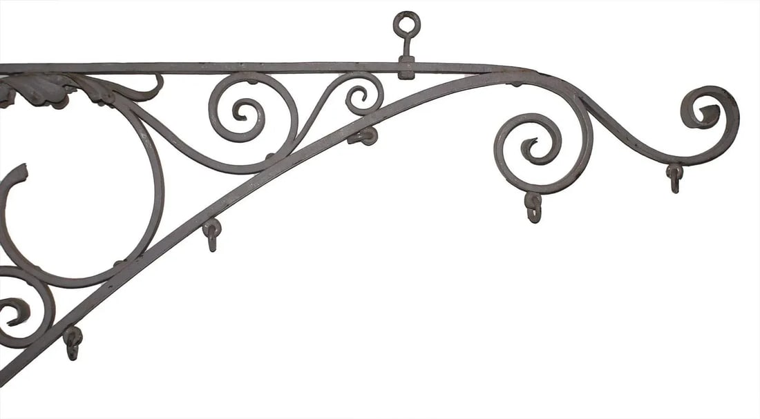 19th Century Wrought Iron Sign Bracket - 5
