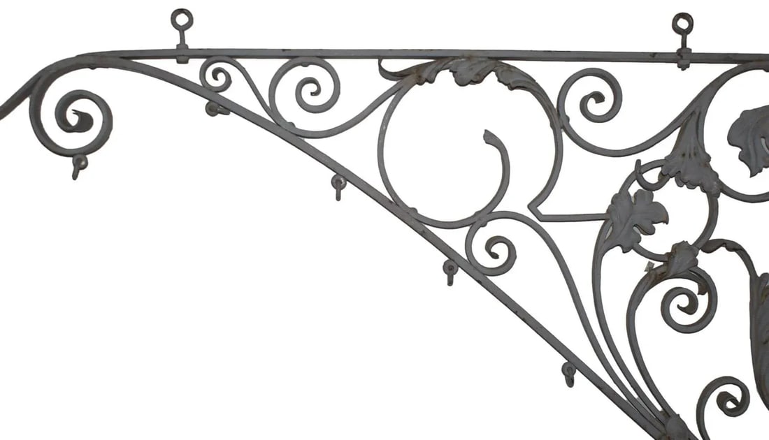 19th Century Wrought Iron Sign Bracket - 7