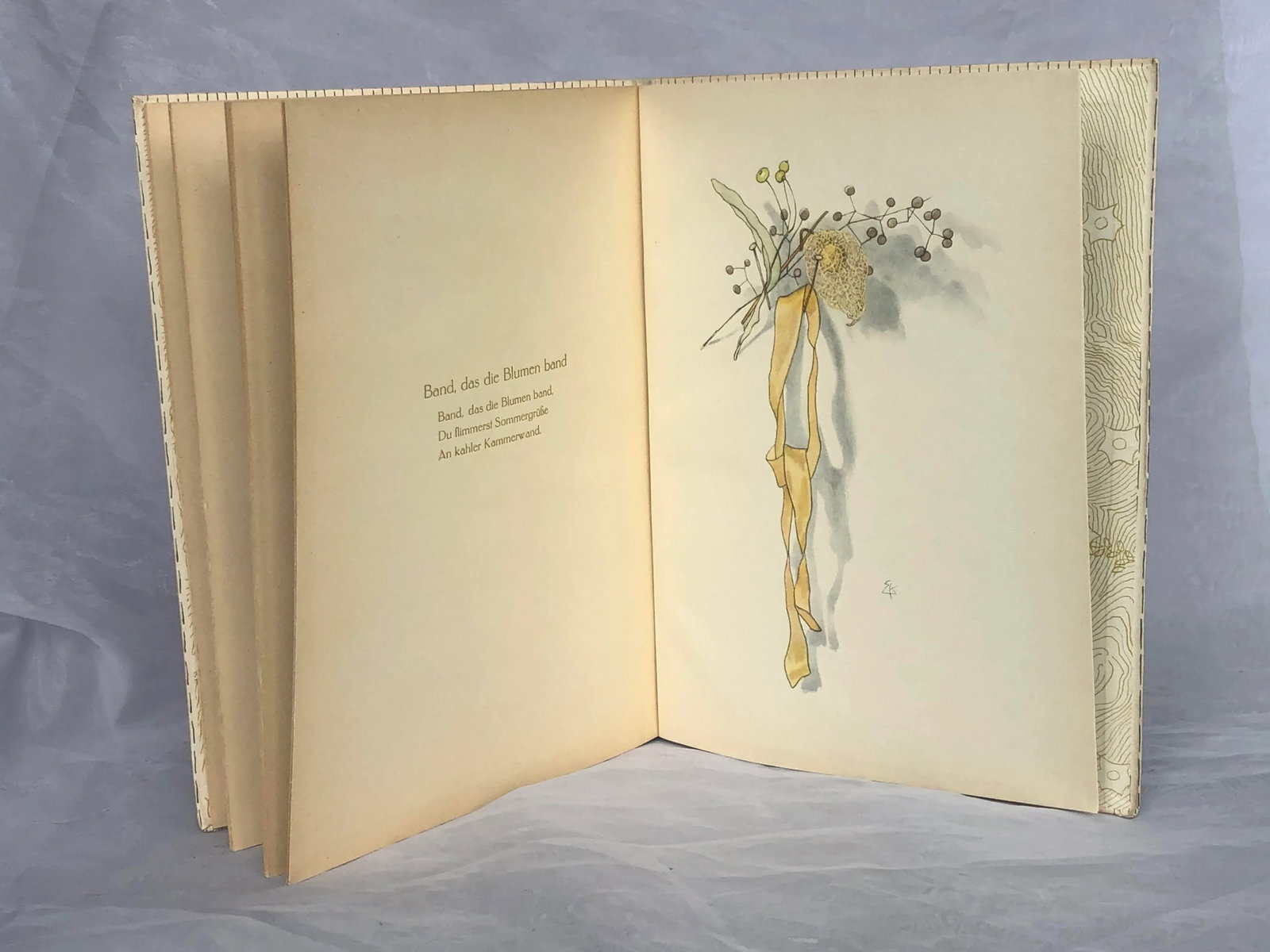 Vintage Children's Book With Flower Fairy Art - 12