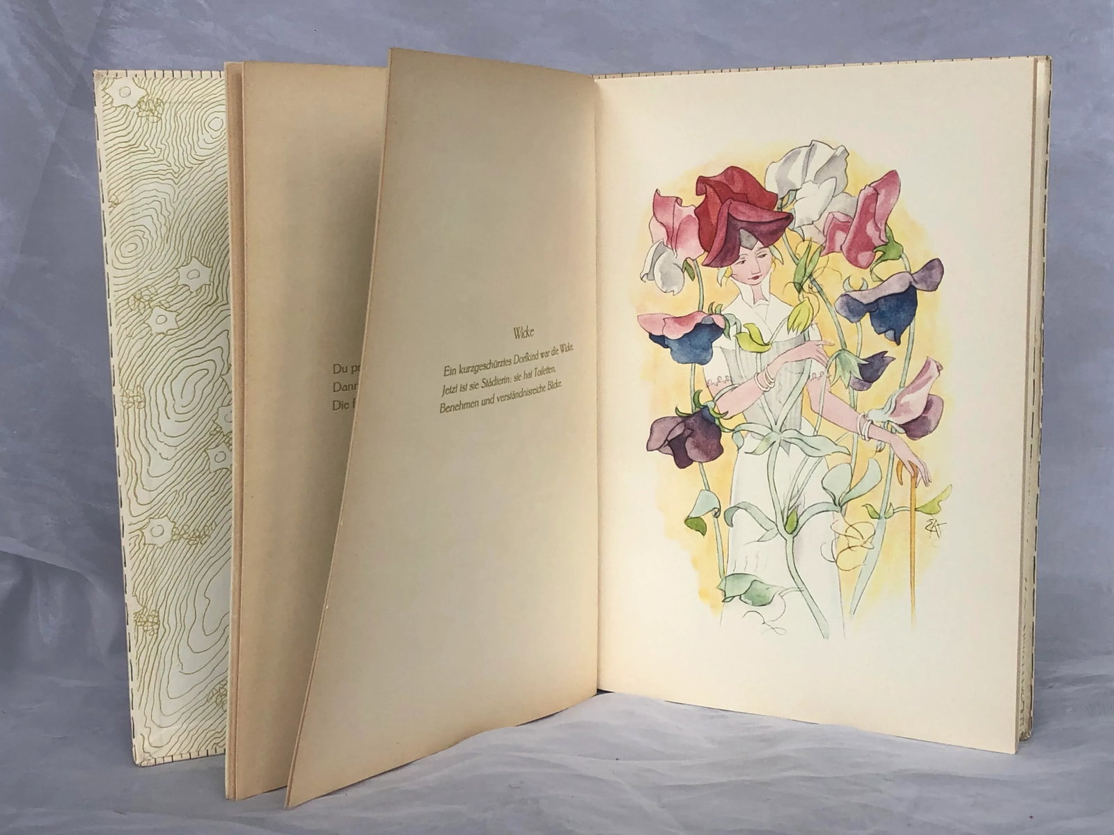 Vintage Children's Book With Flower Fairy Art - 7