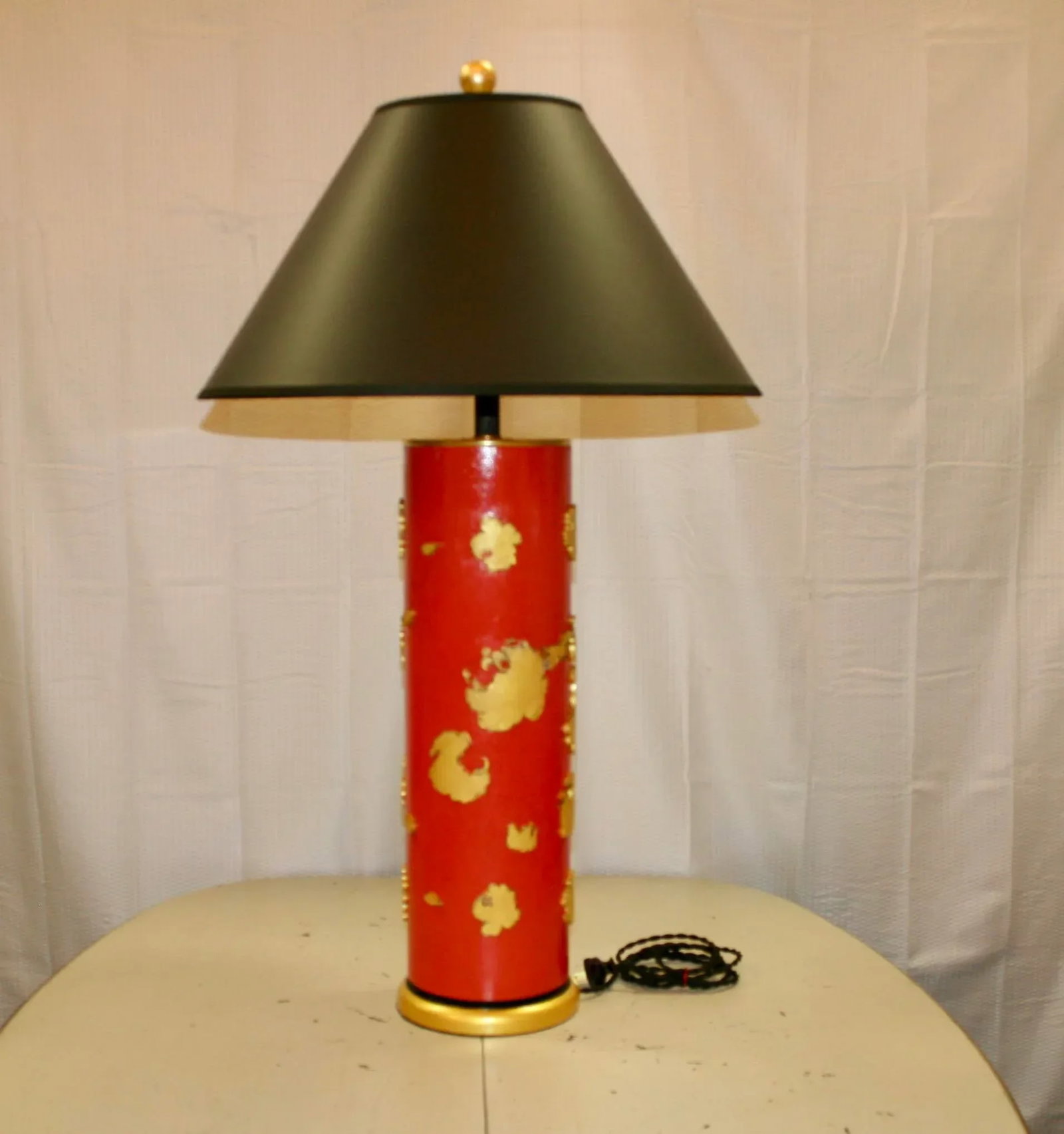 Bold Vintage Wallpaper-Roller Task & Table Lamp - 3