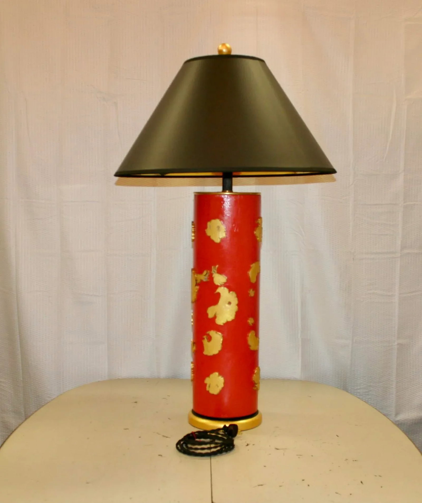 Bold Vintage Wallpaper-Roller Task & Table Lamp - 4