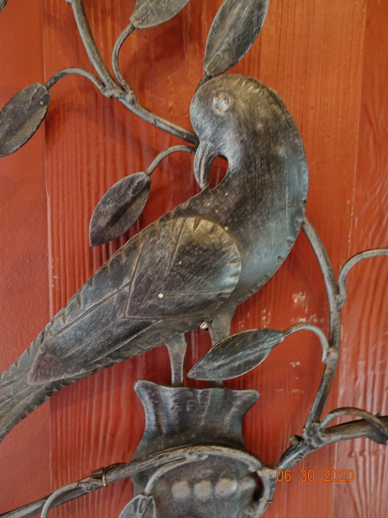 Italian Iron and Crystal Sconces - a Pair - 5