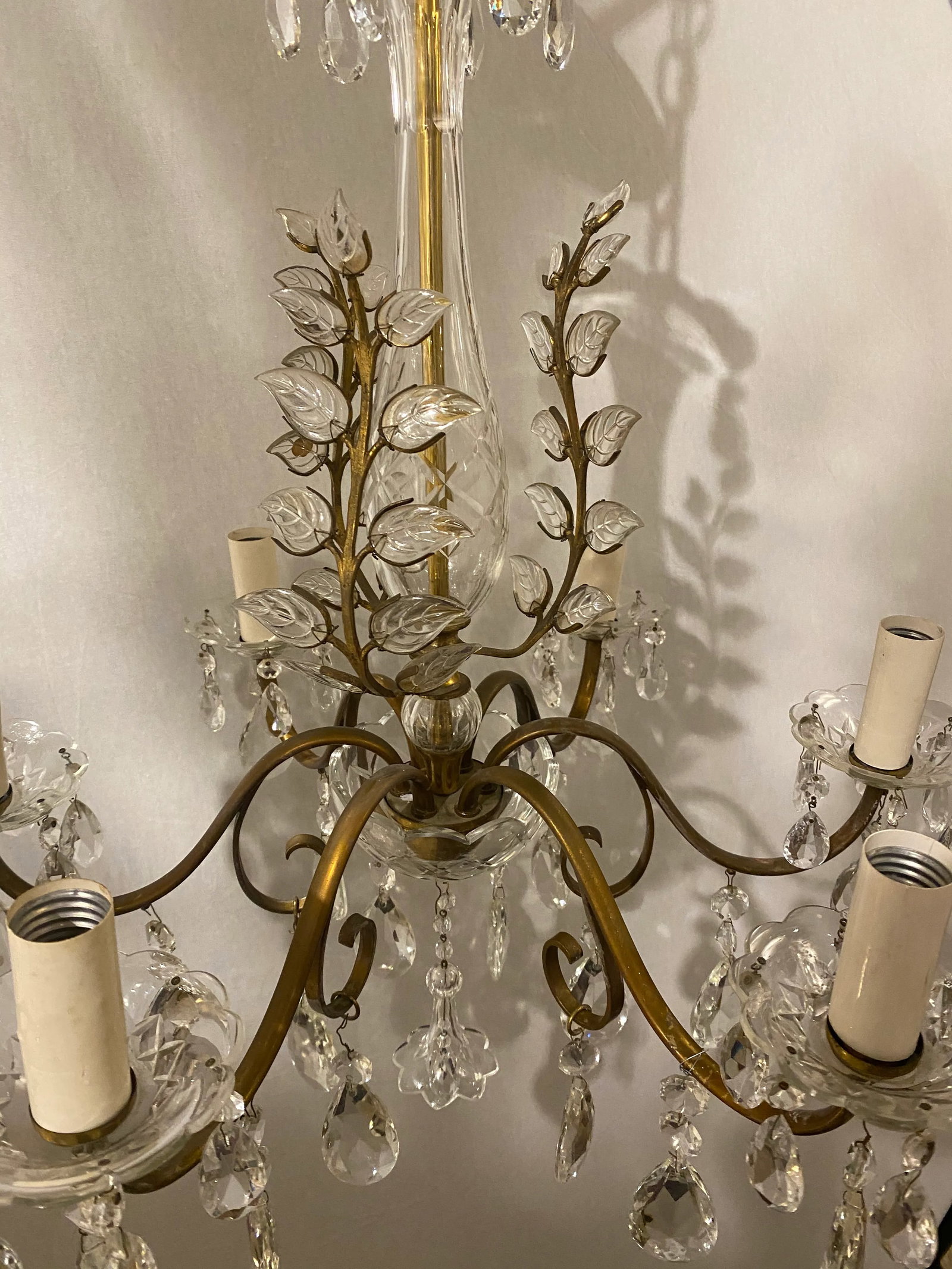 1930s French Bagues Six Lights Chandelier - 3