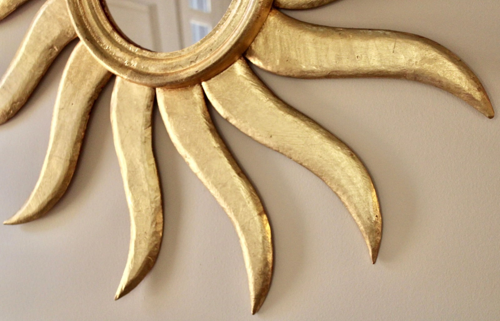 Extra Large Early 20th Century French Sunburst Mirror - 11
