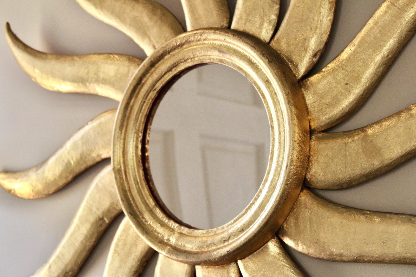 Extra Large Early 20th Century French Sunburst Mirror - 12
