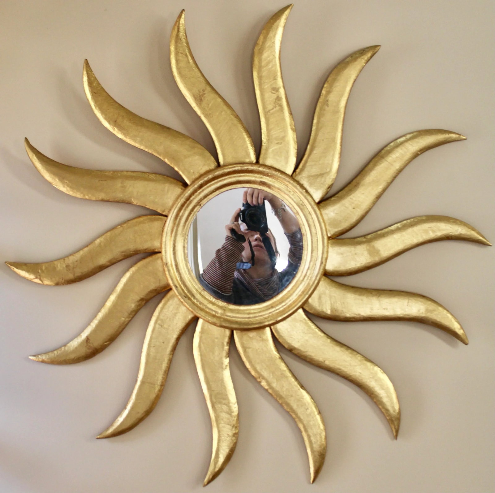 Extra Large Early 20th Century French Sunburst Mirror - 13