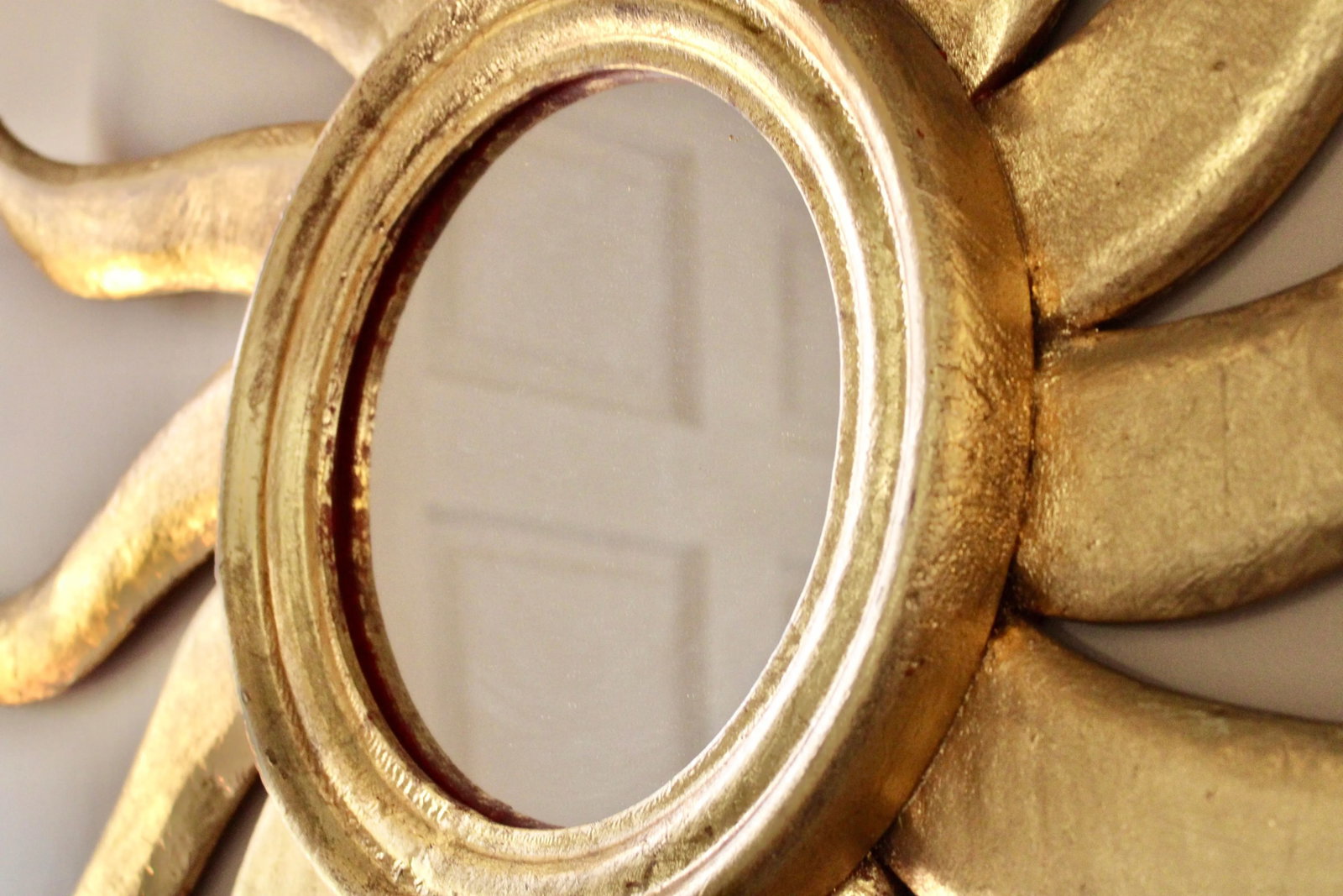 Extra Large Early 20th Century French Sunburst Mirror - 3
