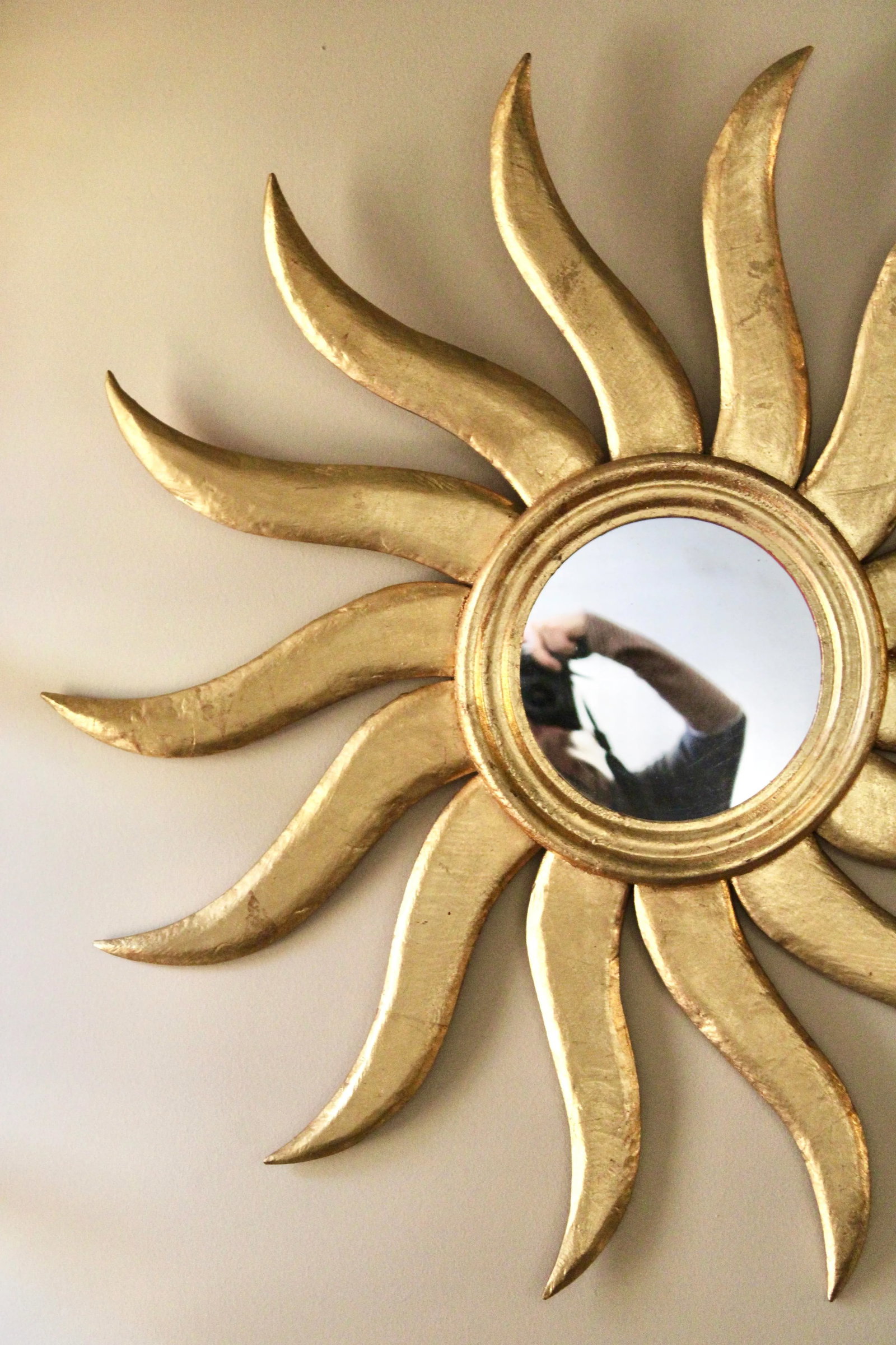 Extra Large Early 20th Century French Sunburst Mirror - 6