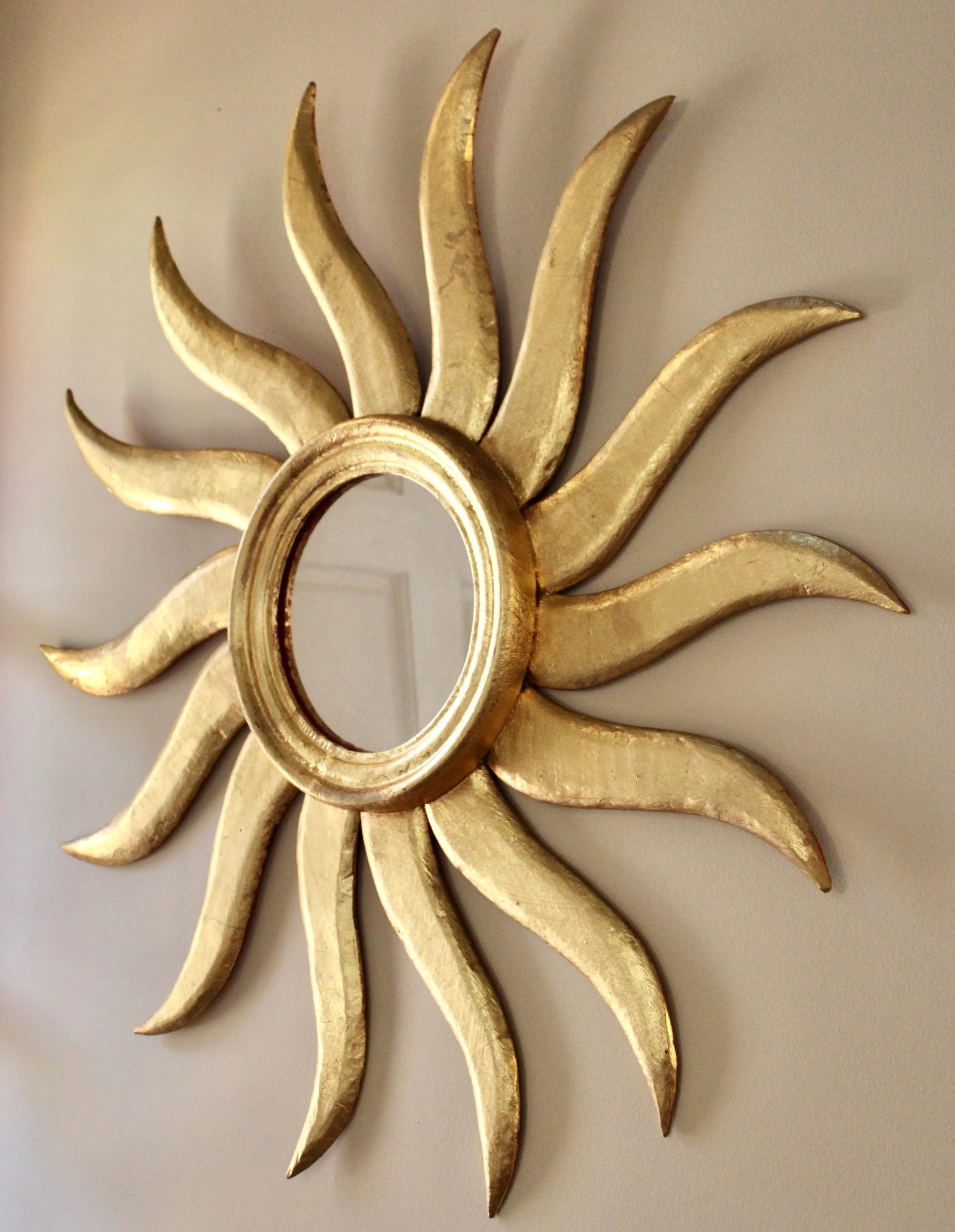 Extra Large Early 20th Century French Sunburst Mirror - 7