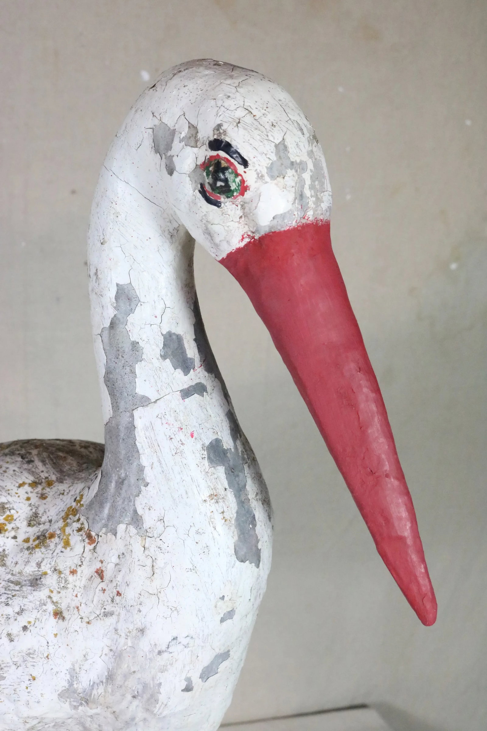 Large French Mid 20th Century Garden Stork - 2
