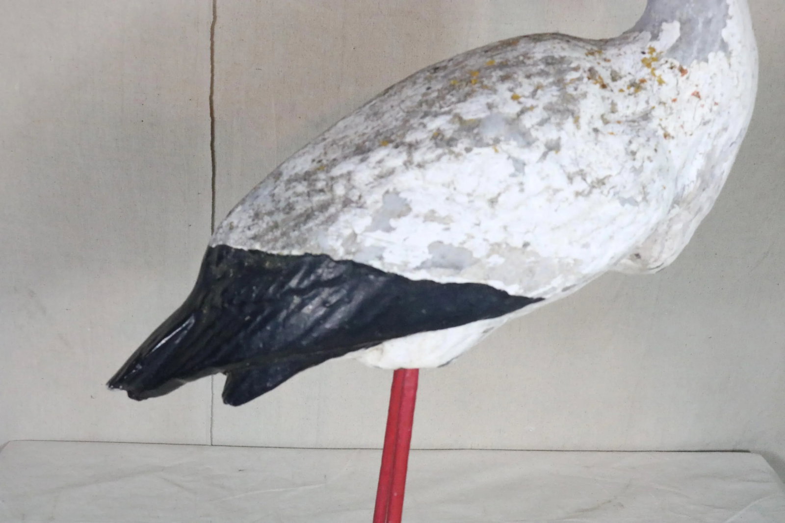 Large French Mid 20th Century Garden Stork - 3