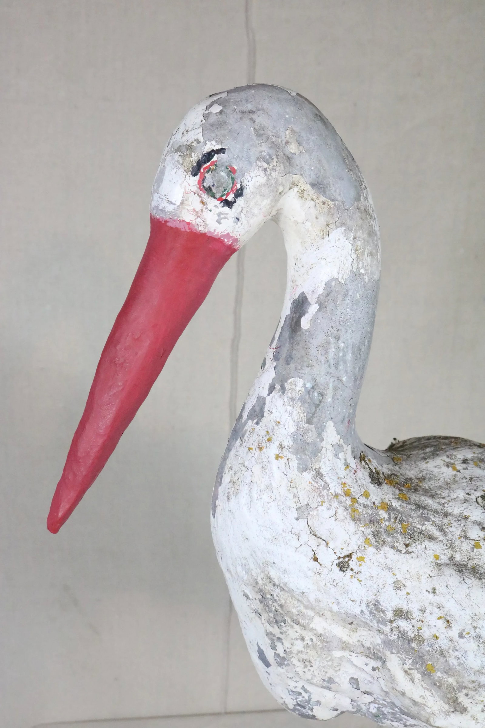 Large French Mid 20th Century Garden Stork - 5