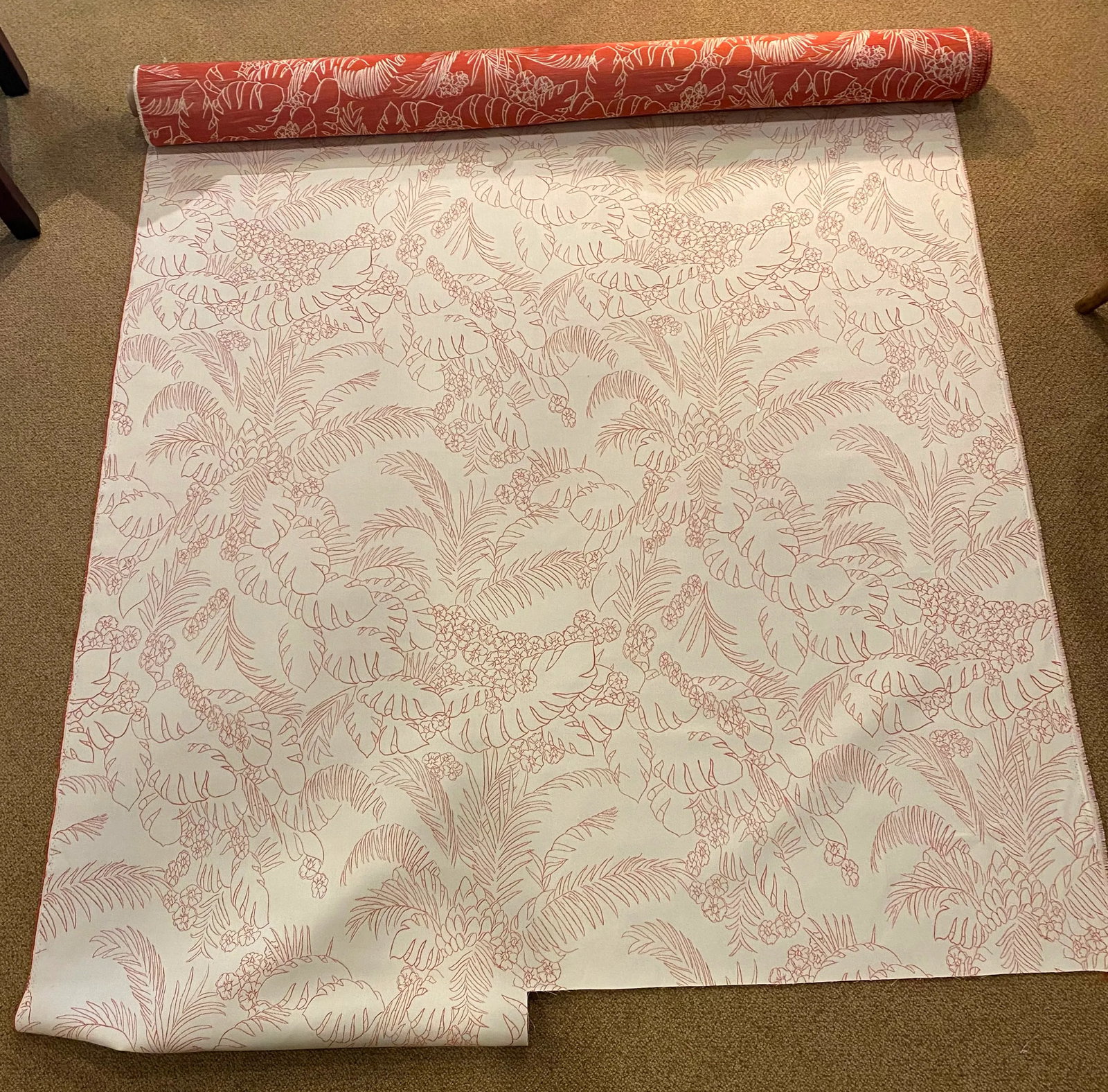 Brunschwig & Fils "Captiva" Indoor / Outdoor Tropical Woven Fabric - 11 Yards - 2