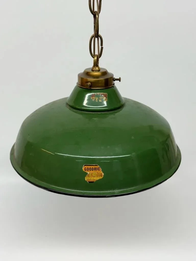 Vintage Pair of Enameled Green Pendants. - 4