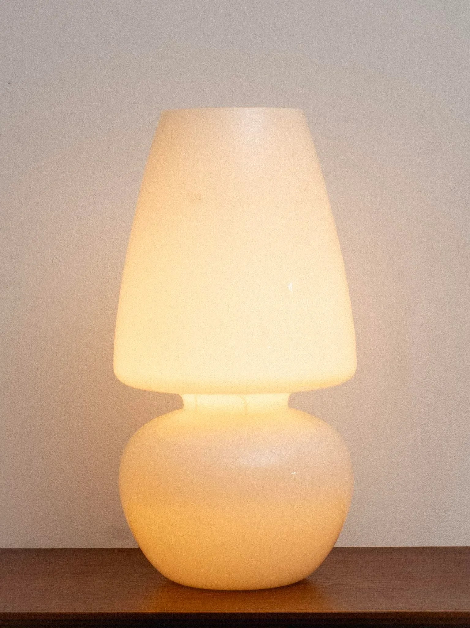 Large Italian Glass Table Lamp by VeArt - 4